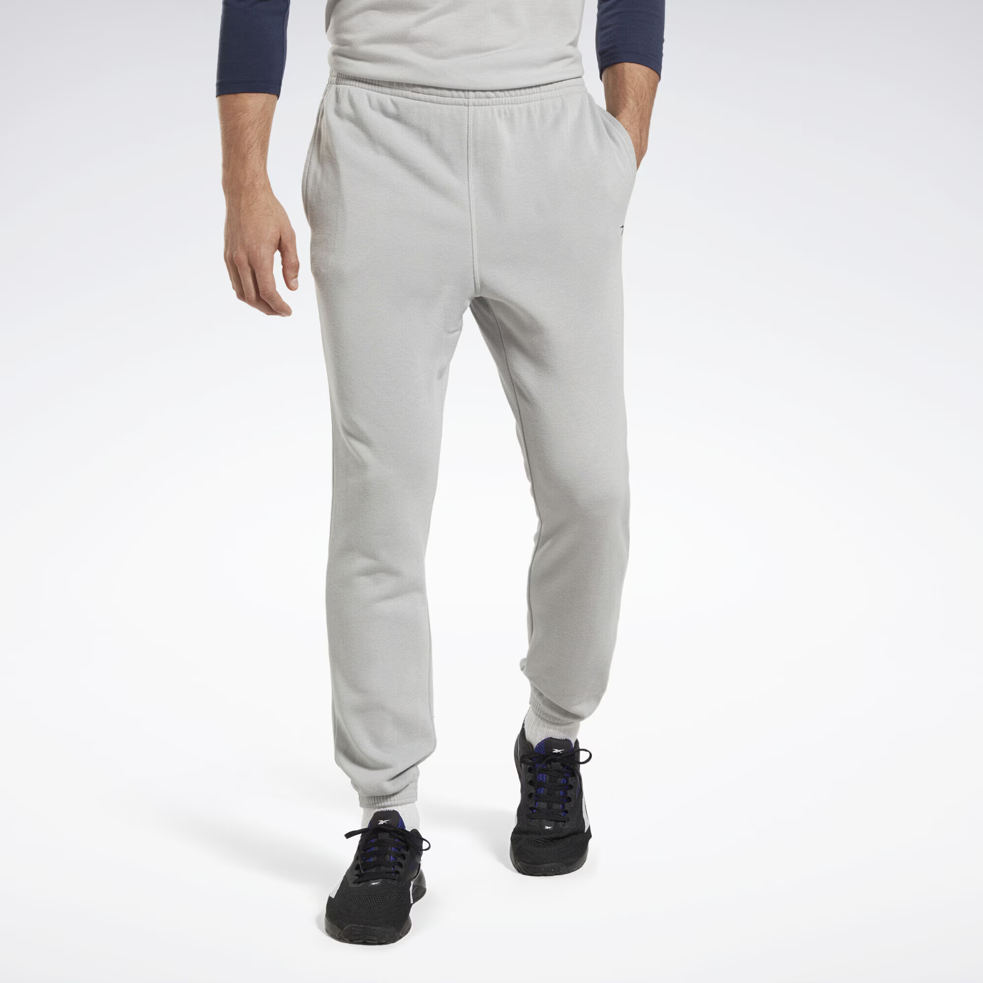 Reebok Pantaloni sport gri deschis - Pled.ro