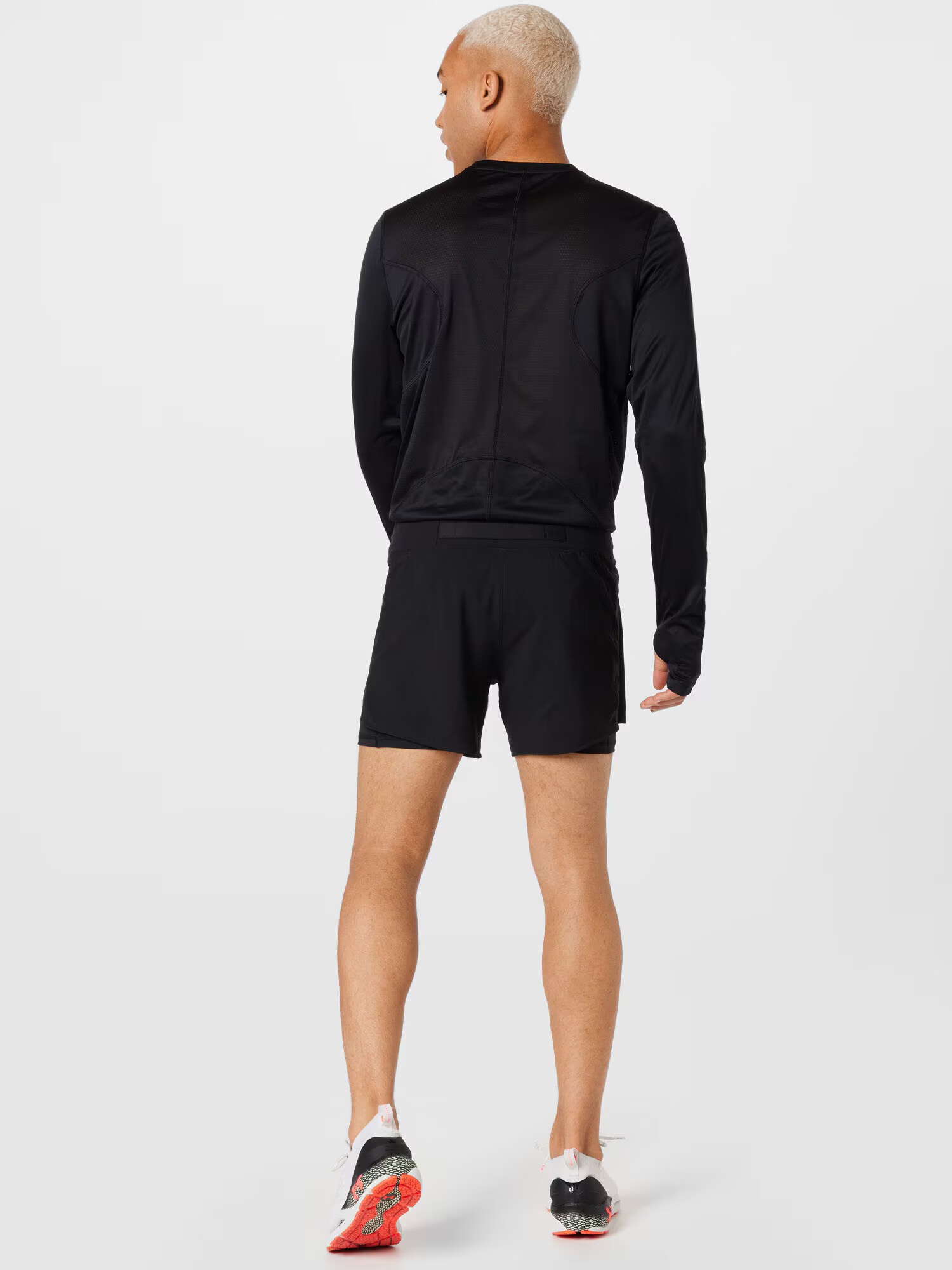 Reebok Sport Pantaloni sport gri deschis / negru - Pled.ro