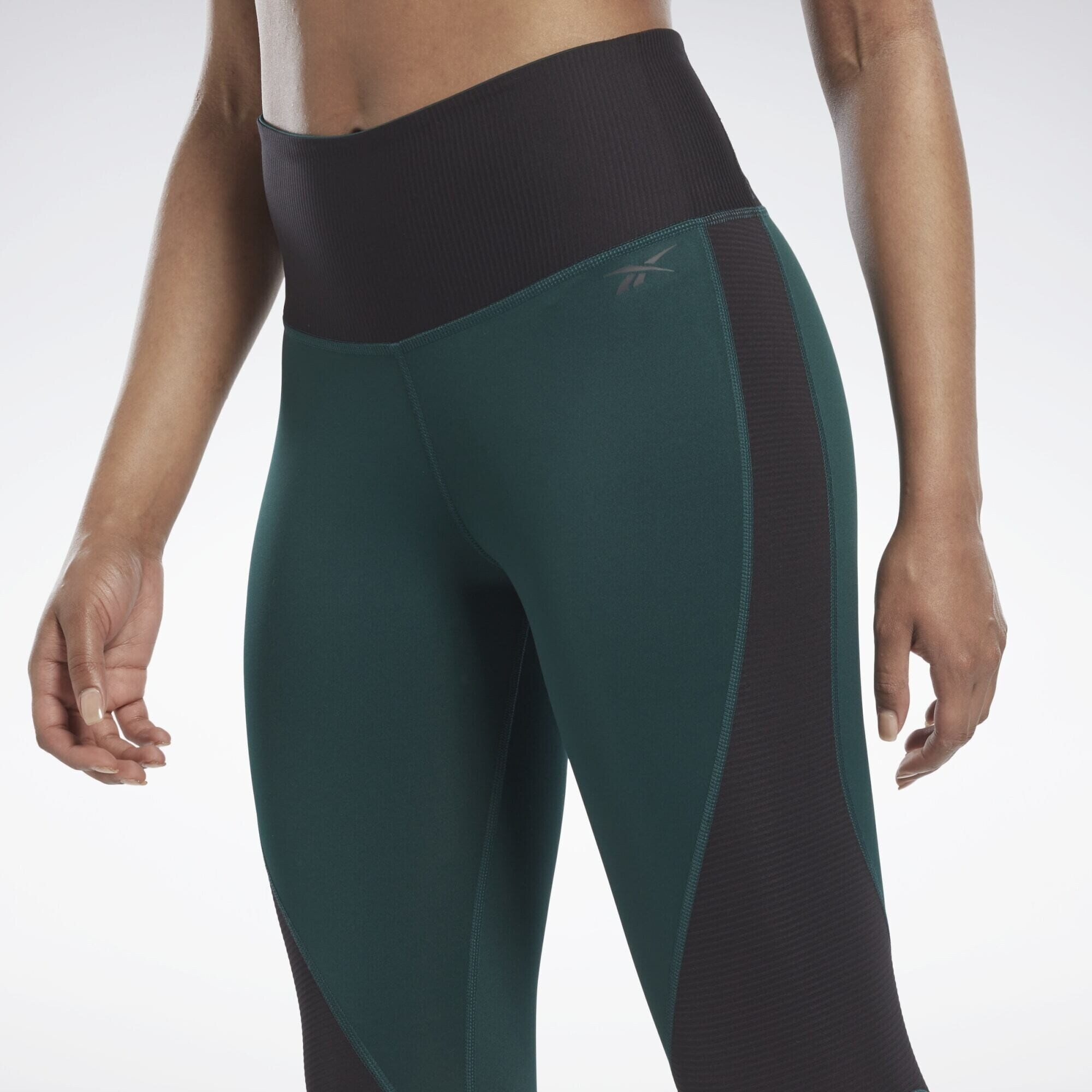 Reebok Pantaloni sport turcoaz / verde închis / negru - Pled.ro