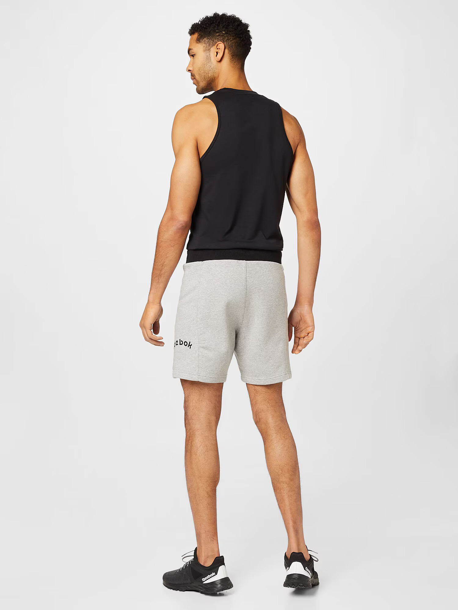 Reebok Sport Pantaloni sport 'Identity' gri amestecat / negru - Pled.ro