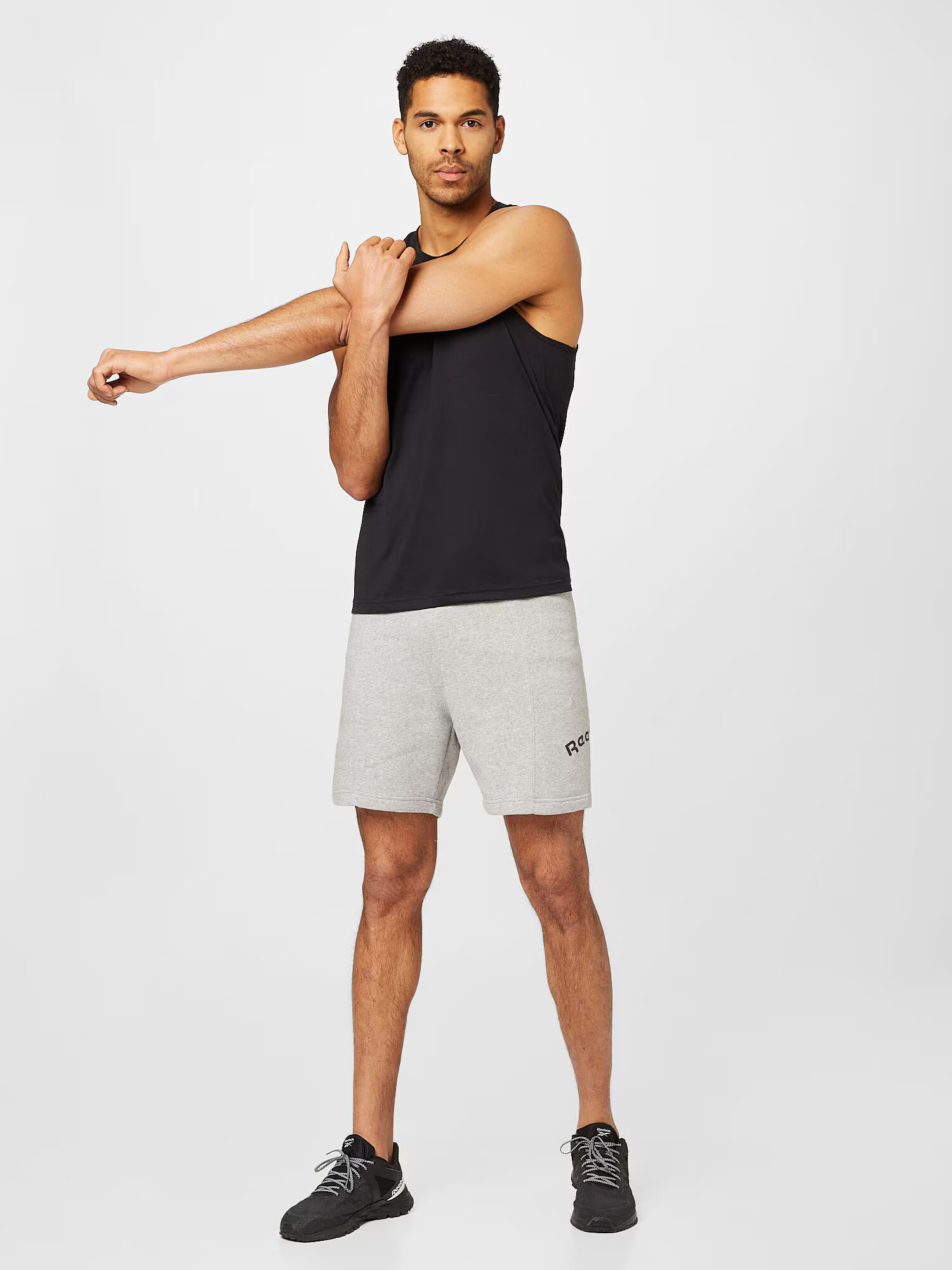 Reebok Sport Pantaloni sport 'Identity' gri amestecat / negru - Pled.ro