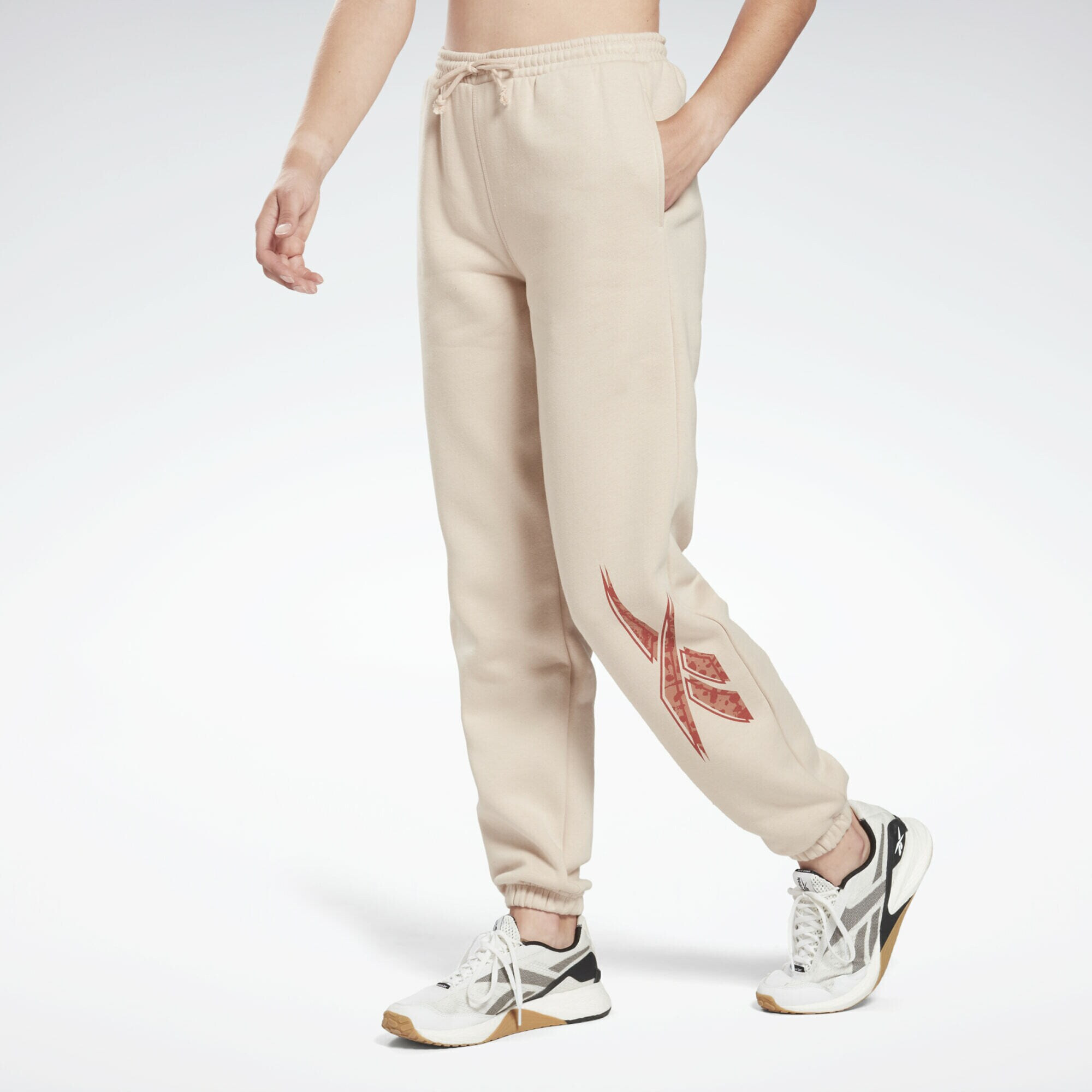 Reebok Pantaloni sport 'Modern Safari' bej / maro - Pled.ro