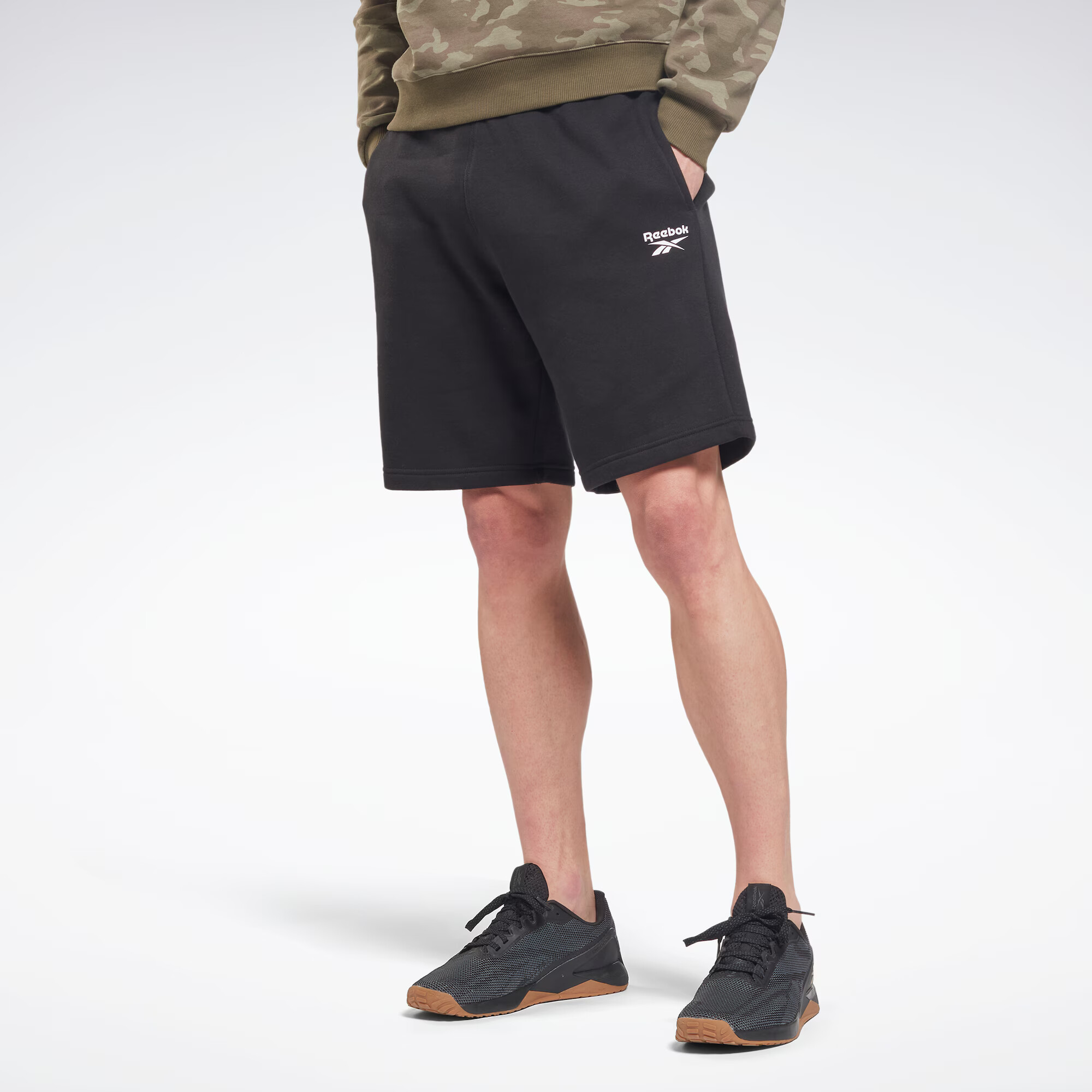 Reebok Classics Pantaloni 'Identity' negru / alb - Pled.ro