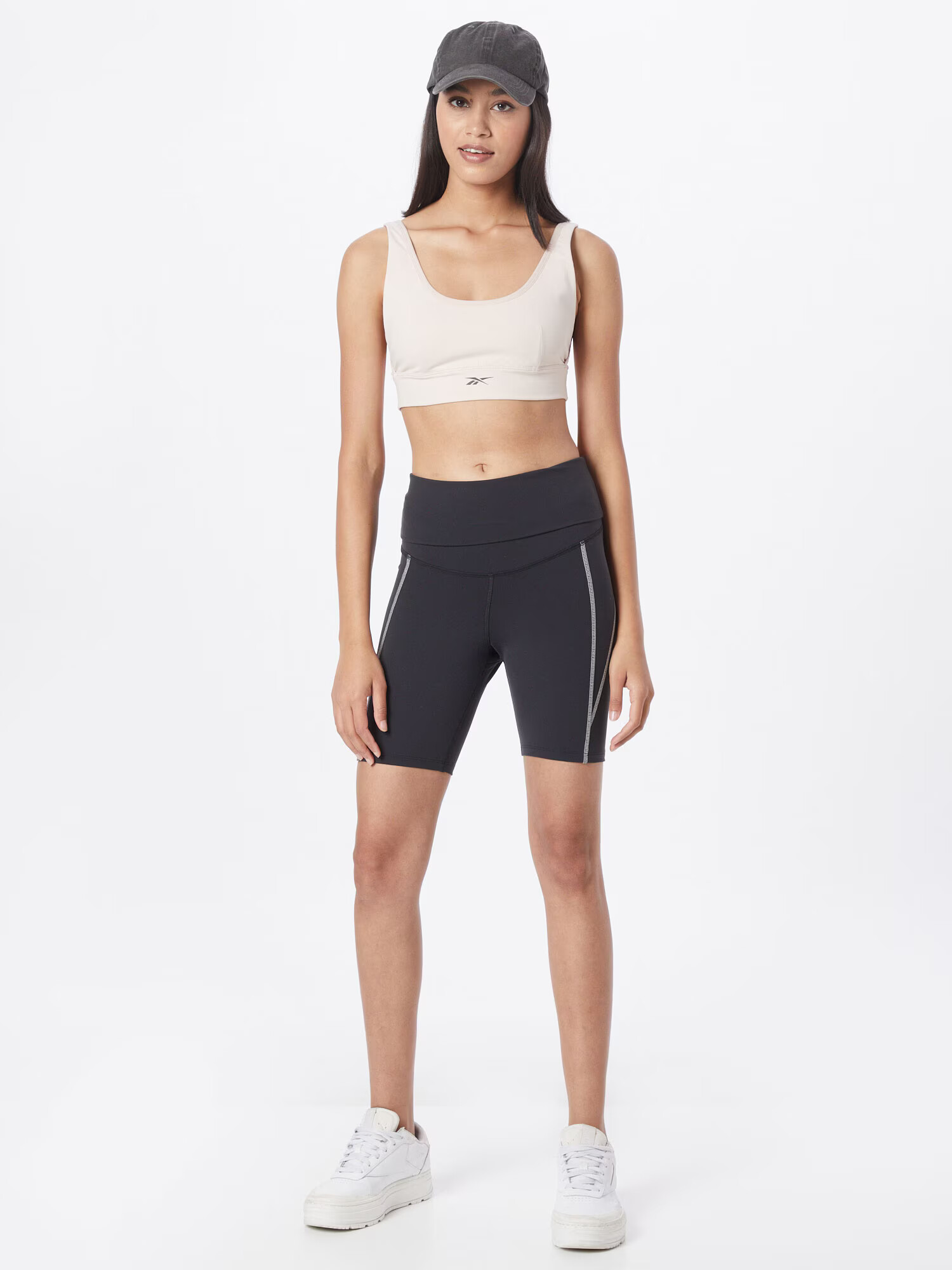 Reebok Sport Pantaloni sport negru / alb - Pled.ro