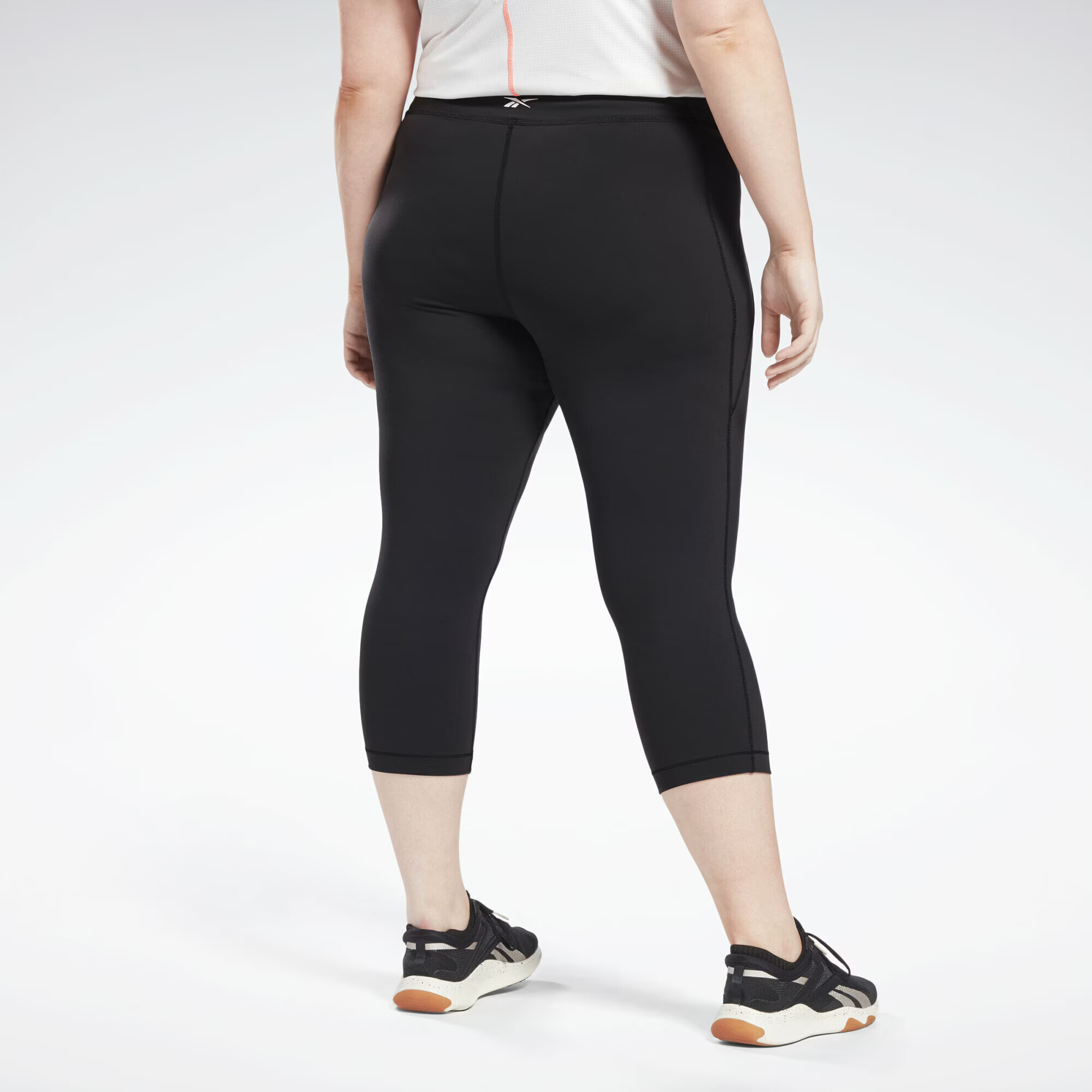 Reebok Sport Pantaloni sport negru / alb - Pled.ro