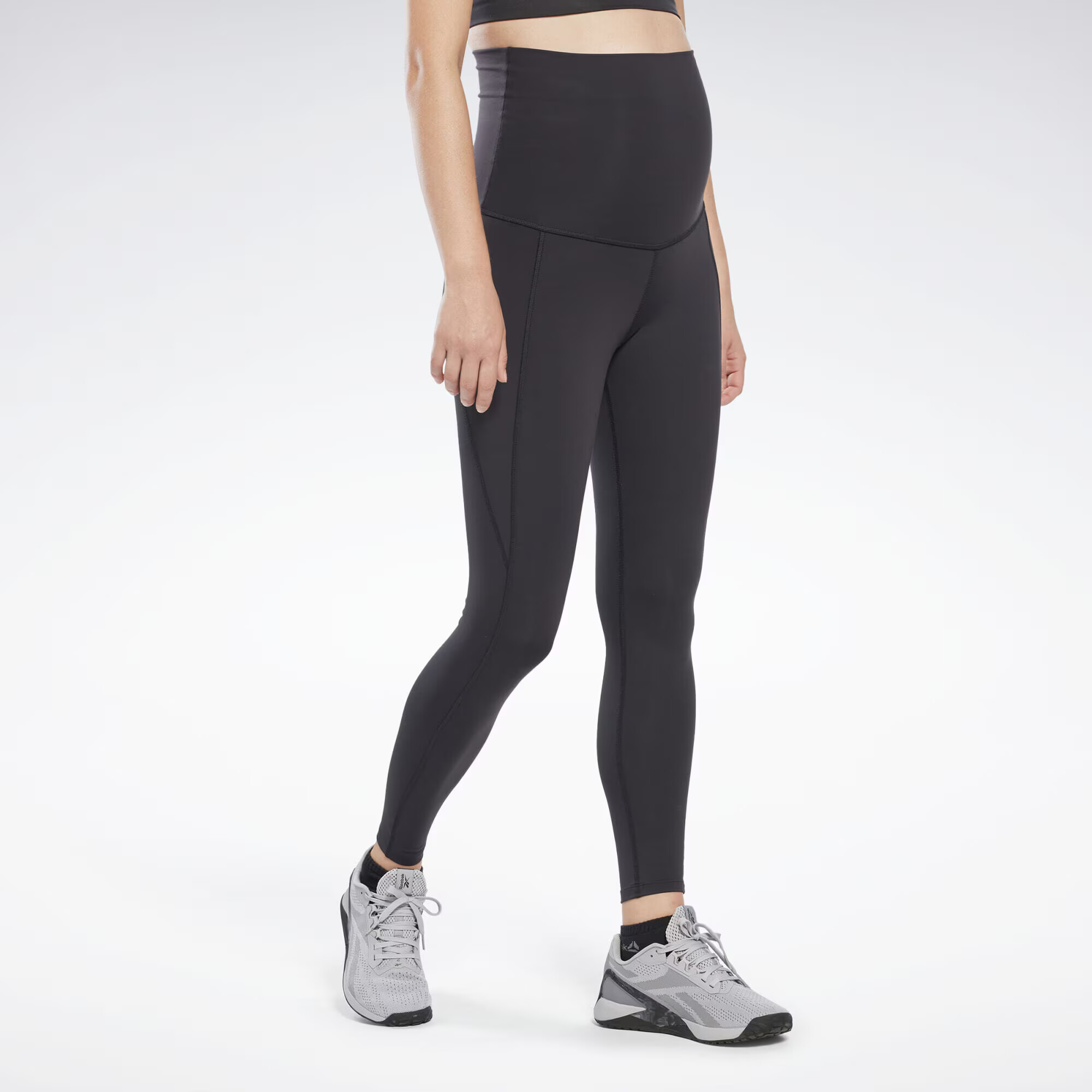 Reebok Pantaloni sport negru / alb - Pled.ro