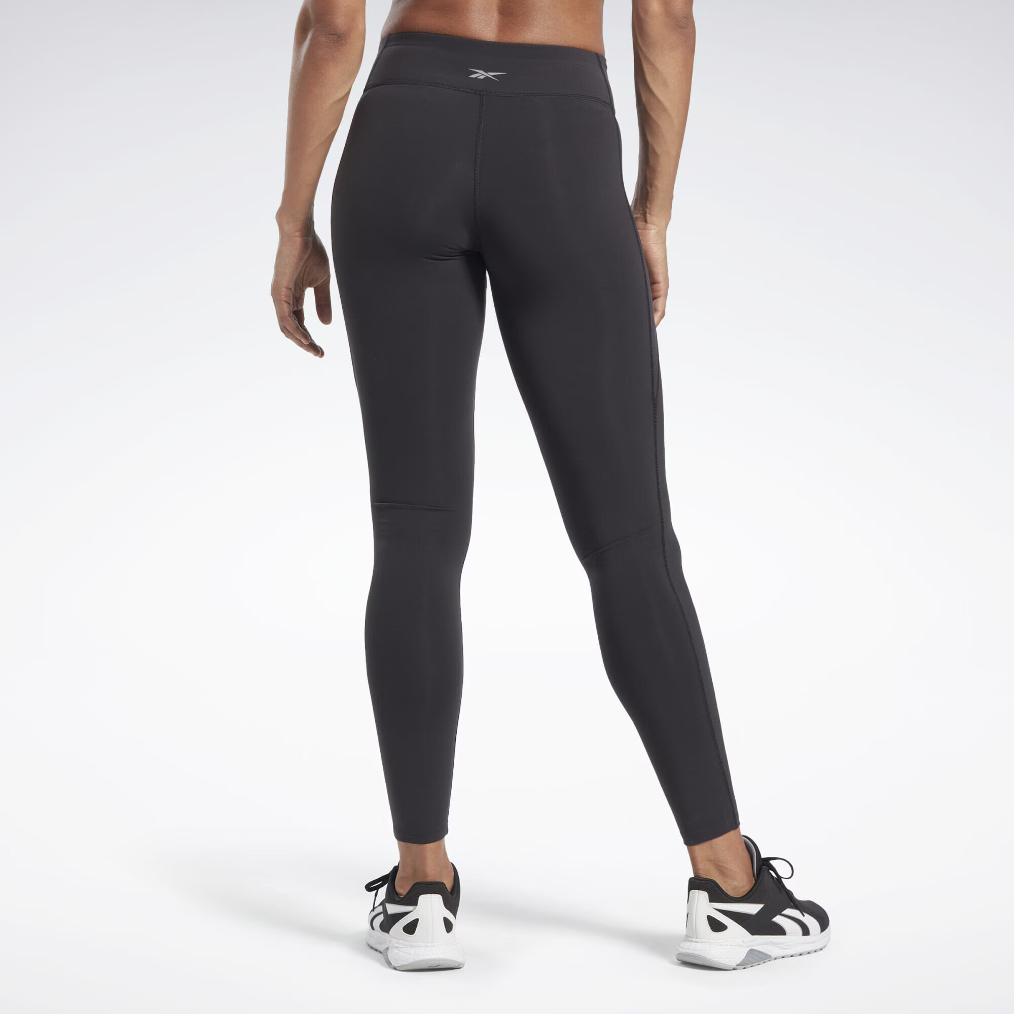 Reebok Pantaloni sport negru / alb - Pled.ro