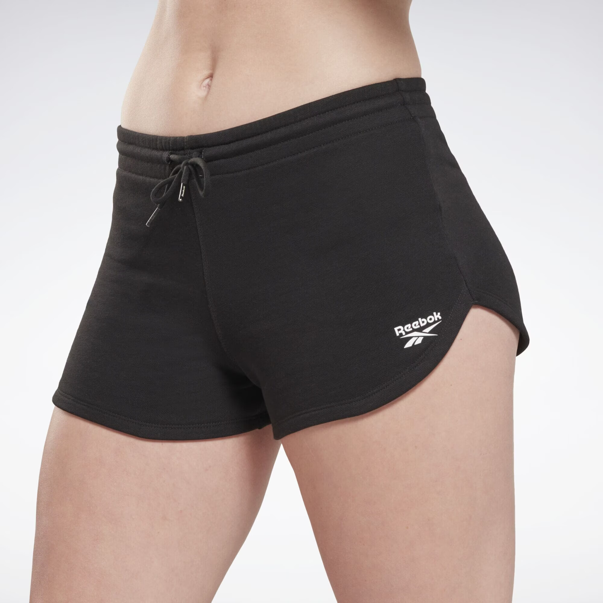 Reebok Pantaloni negru / alb - Pled.ro