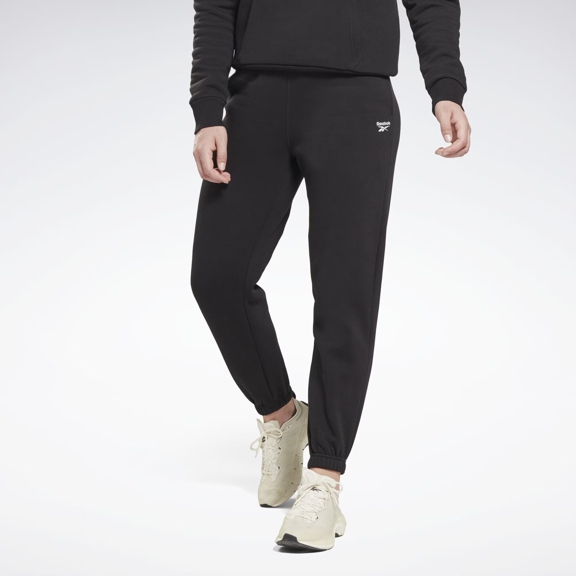 Reebok Classics Pantaloni negru / alb - Pled.ro