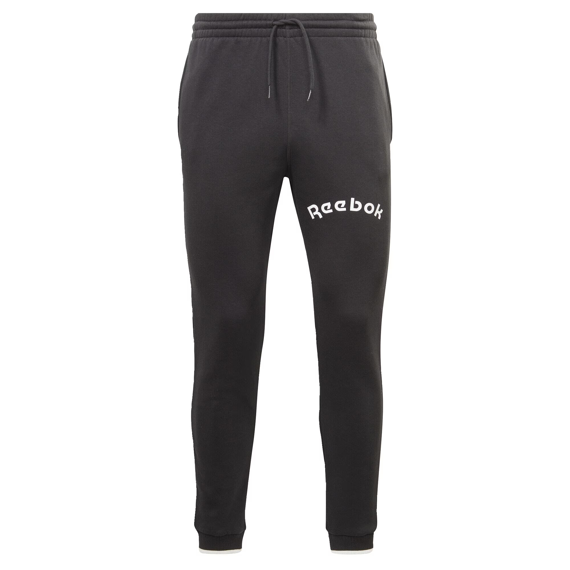 Reebok Sport Pantaloni sport negru / alb - Pled.ro