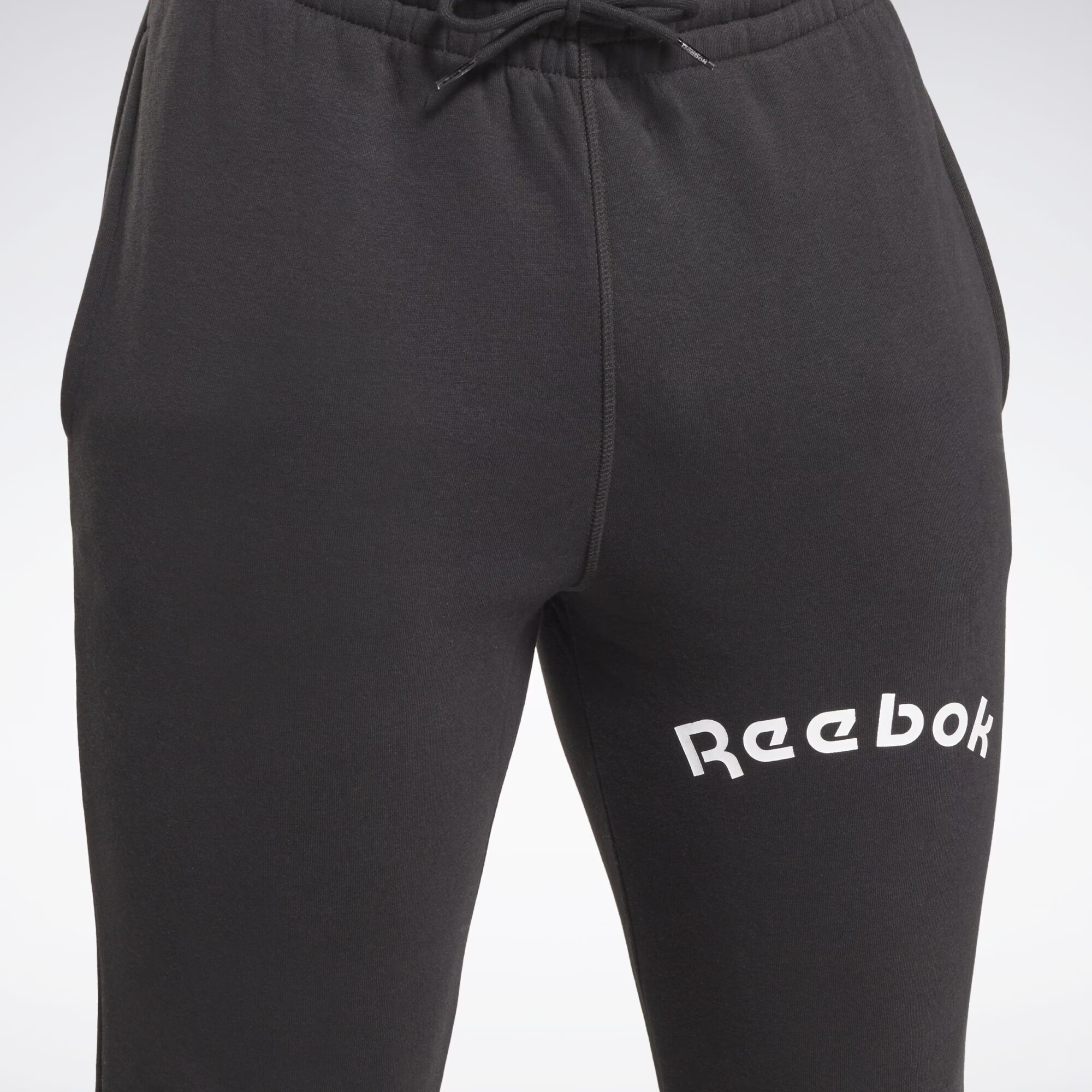 Reebok Sport Pantaloni sport negru / alb - Pled.ro