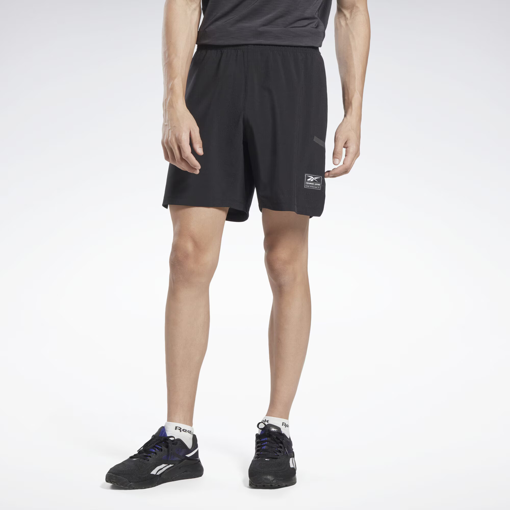 Reebok Sport Pantaloni sport negru / alb - Pled.ro