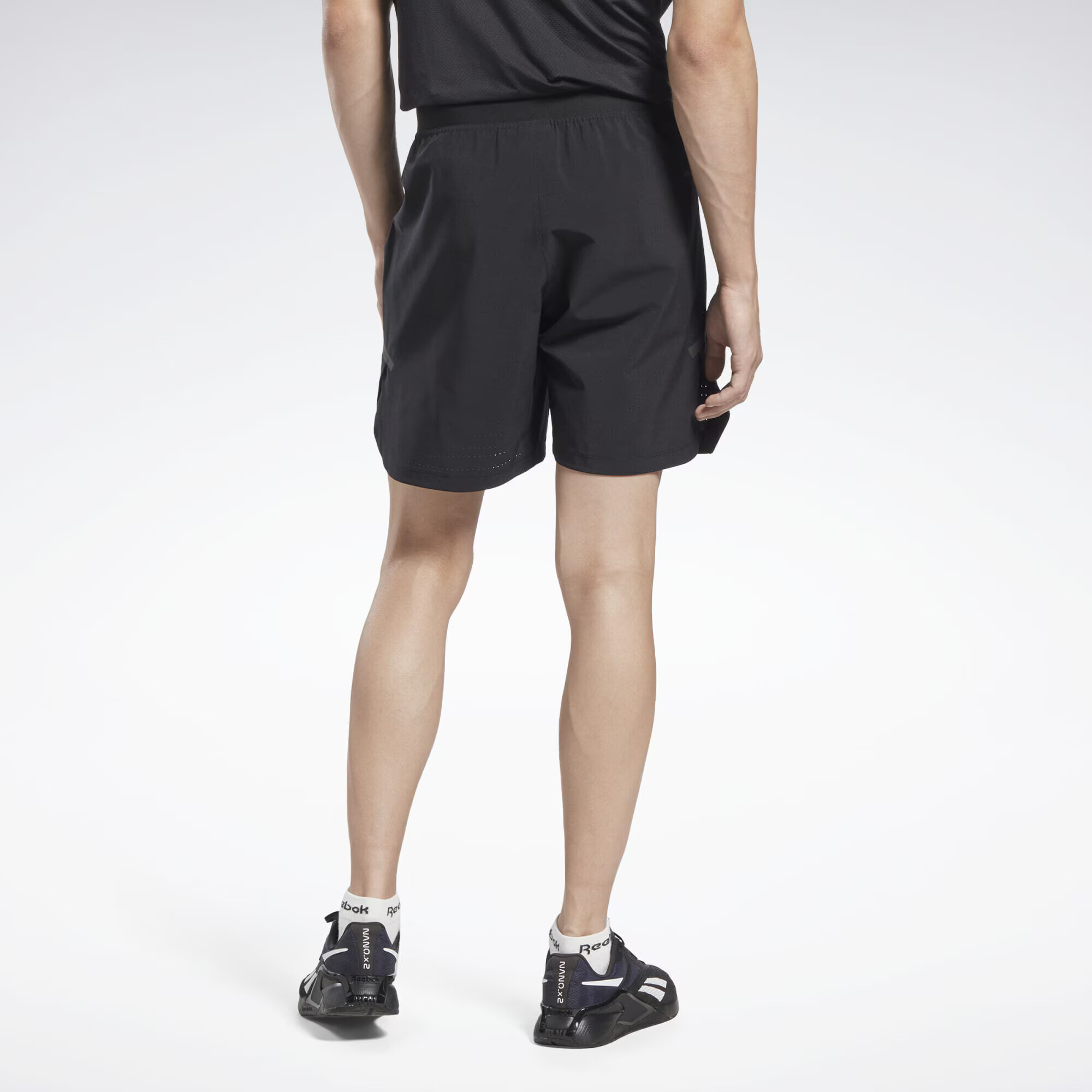 Reebok Sport Pantaloni sport negru / alb - Pled.ro