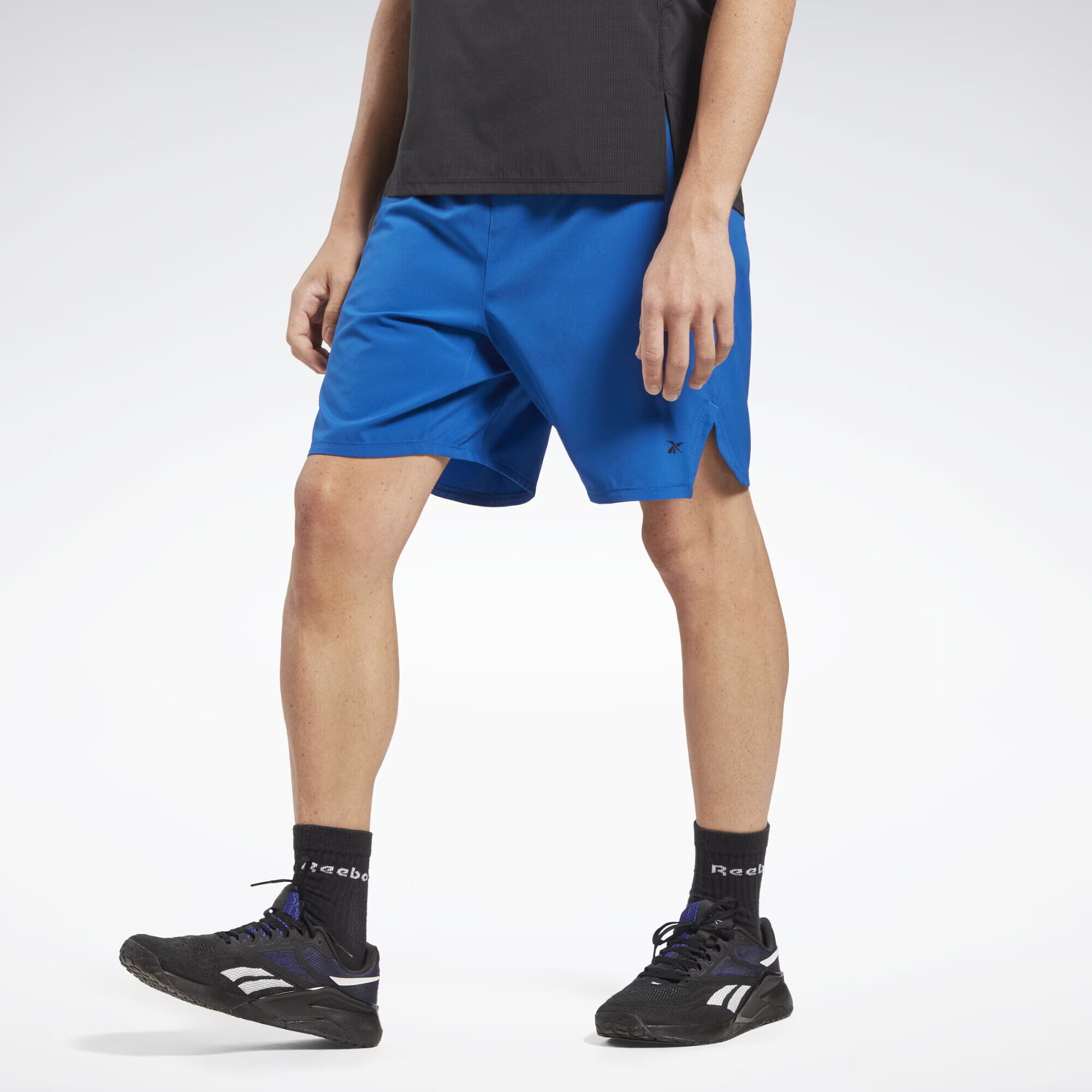 Reebok Sport Pantaloni sport 'Speed 3.0' albastru închis / negru - Pled.ro