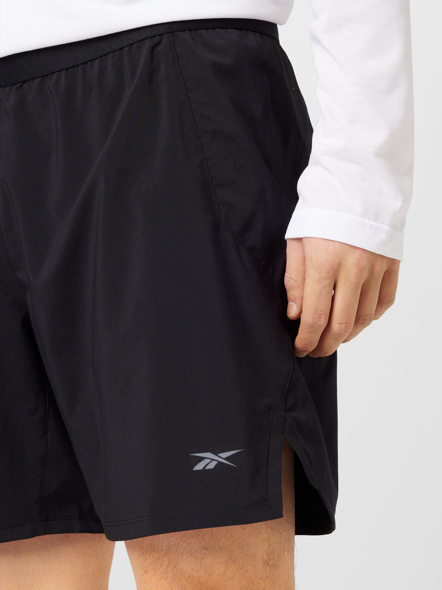 Reebok Sport Pantaloni sport 'TS Speed 3.0' gri / negru - Pled.ro