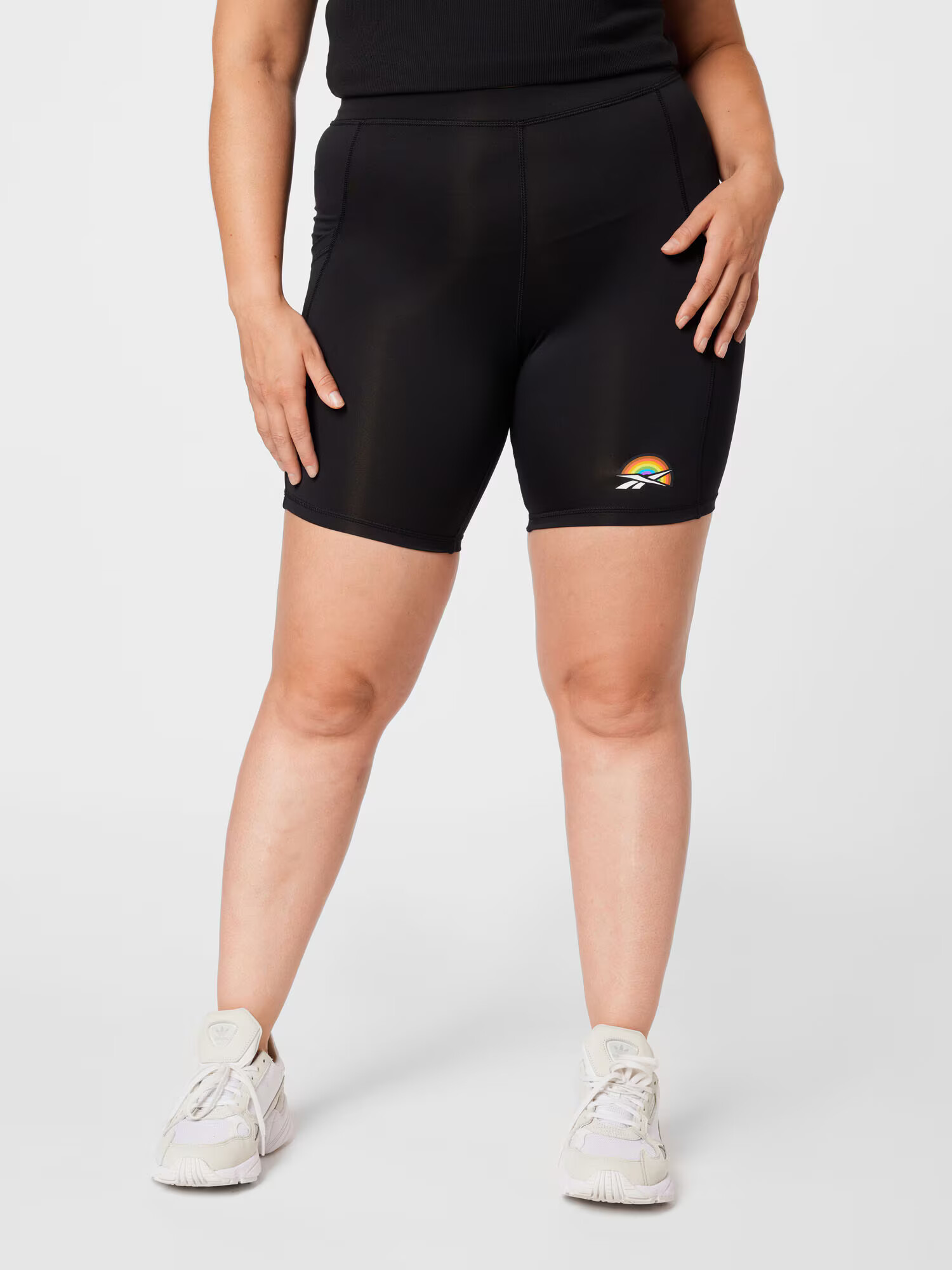 Reebok Sport Pantaloni sport turcoaz / maro coniac / negru / alb - Pled.ro