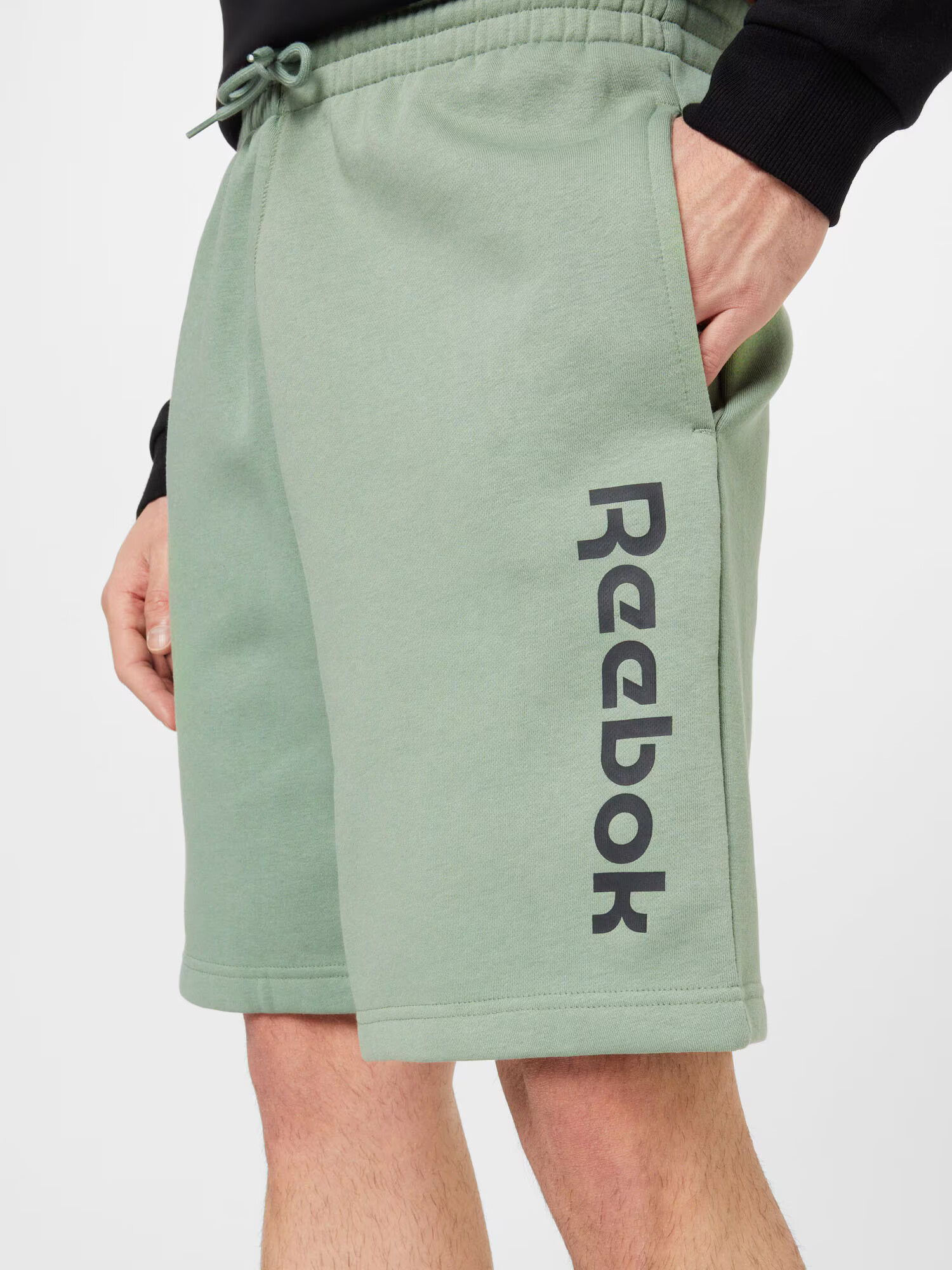 Reebok Sport Pantaloni sport verde deschis / negru - Pled.ro