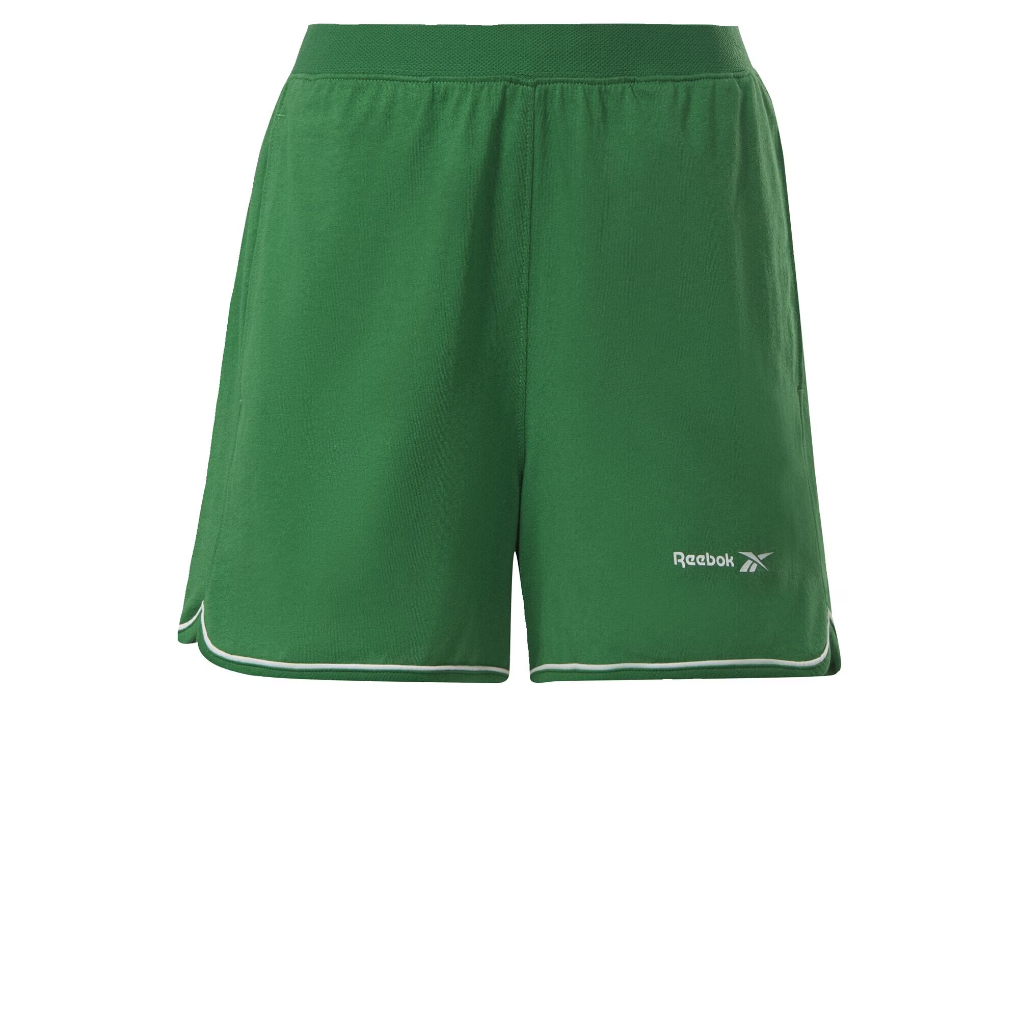 Reebok Sport Pantaloni sport verde iarbă / alb - Pled.ro