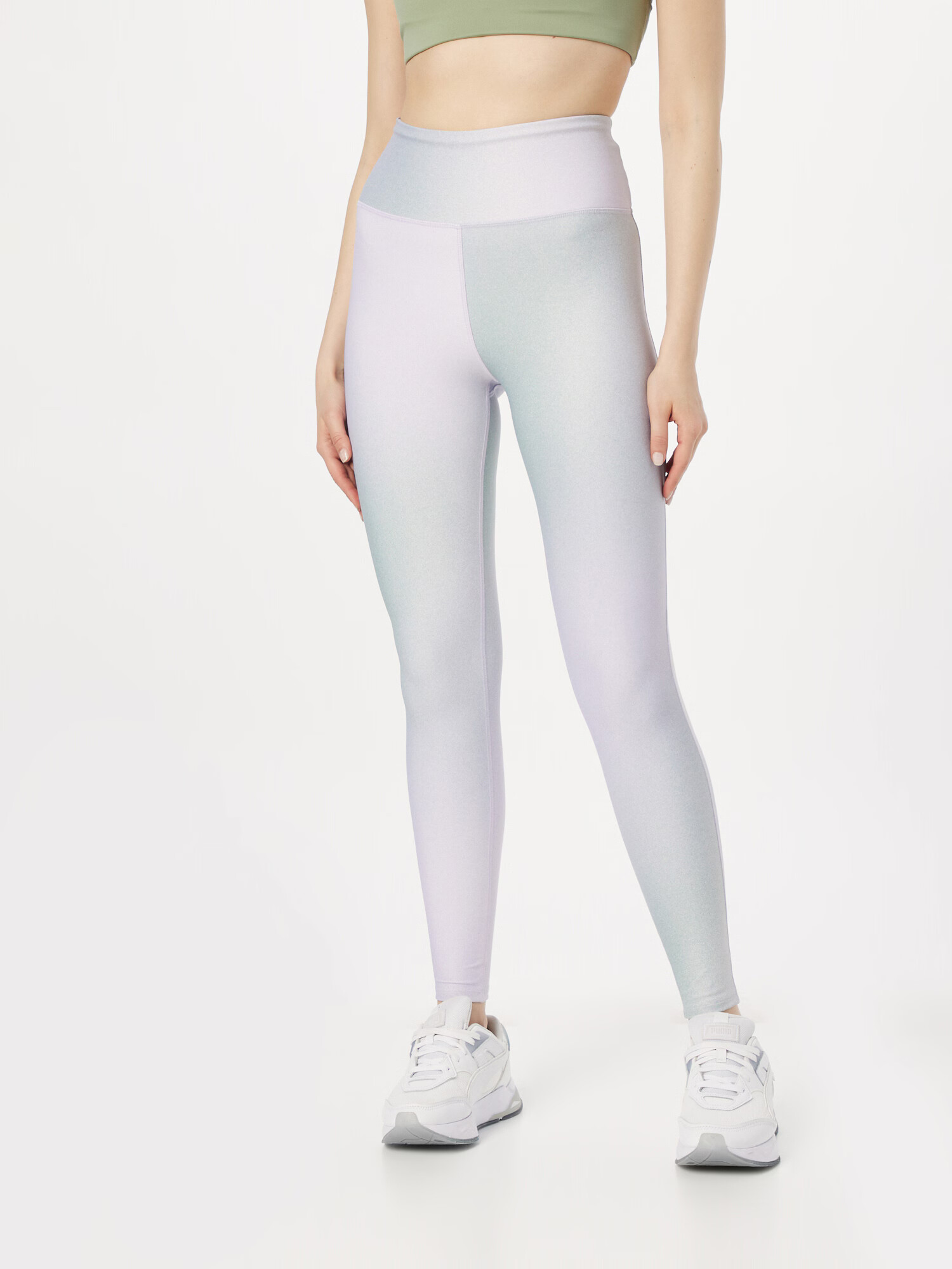 Reebok Pantaloni sport verde pastel / mov pastel - Pled.ro