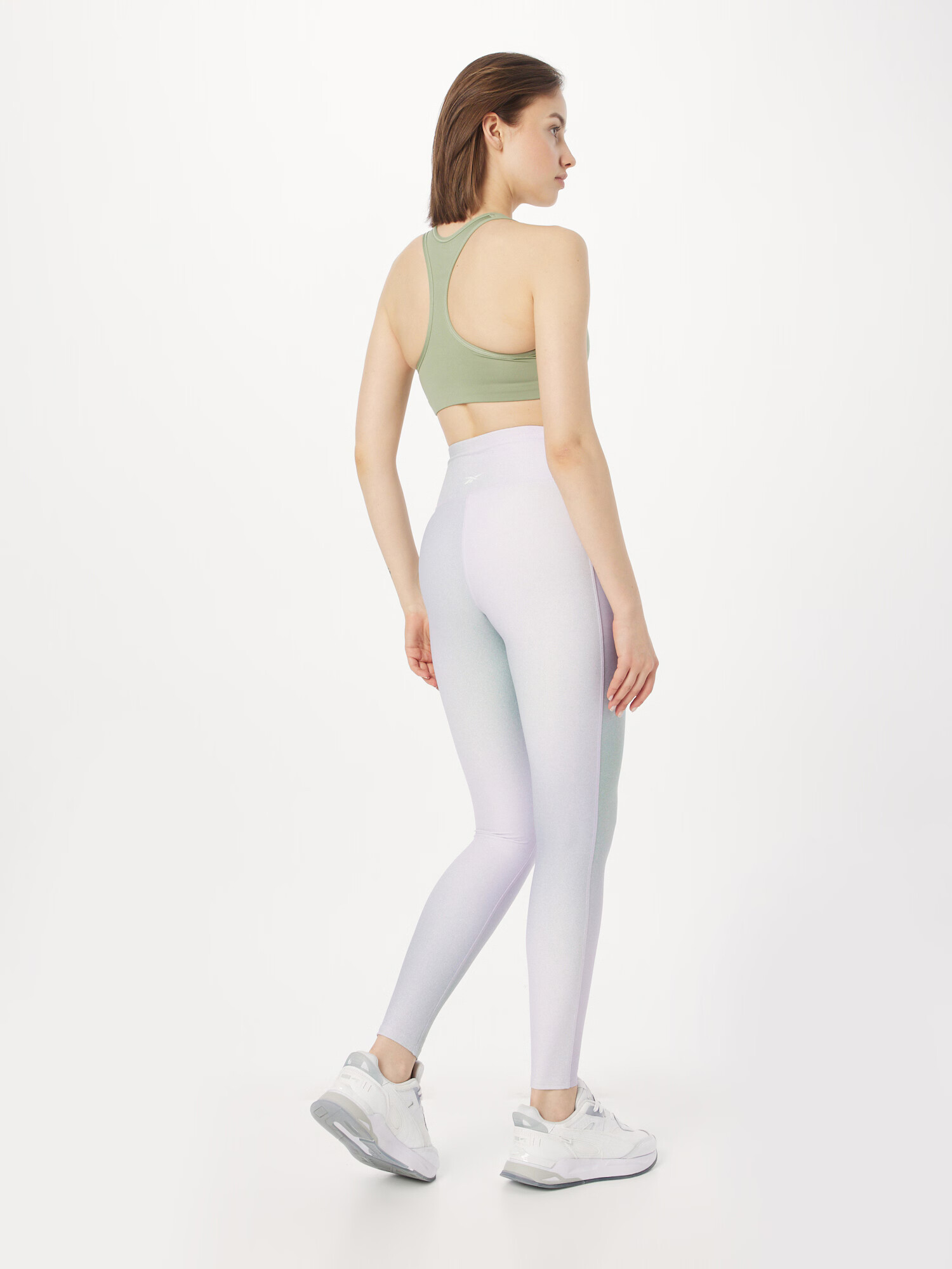 Reebok Pantaloni sport verde pastel / mov pastel - Pled.ro