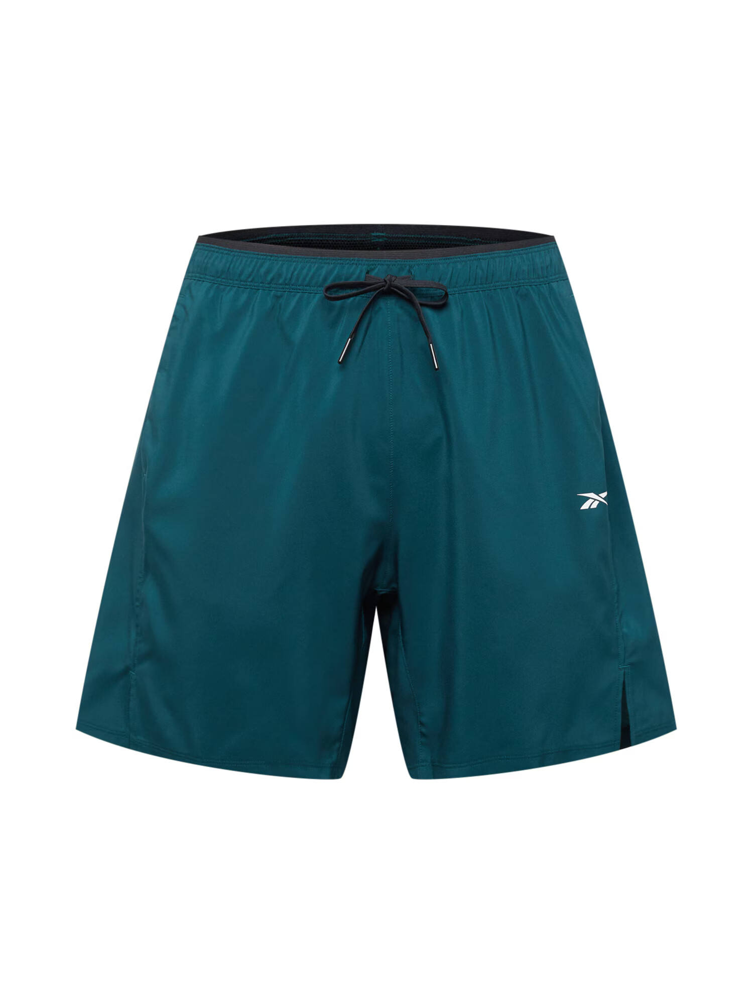 Reebok Sport Pantaloni sport verde petrol / alb - Pled.ro