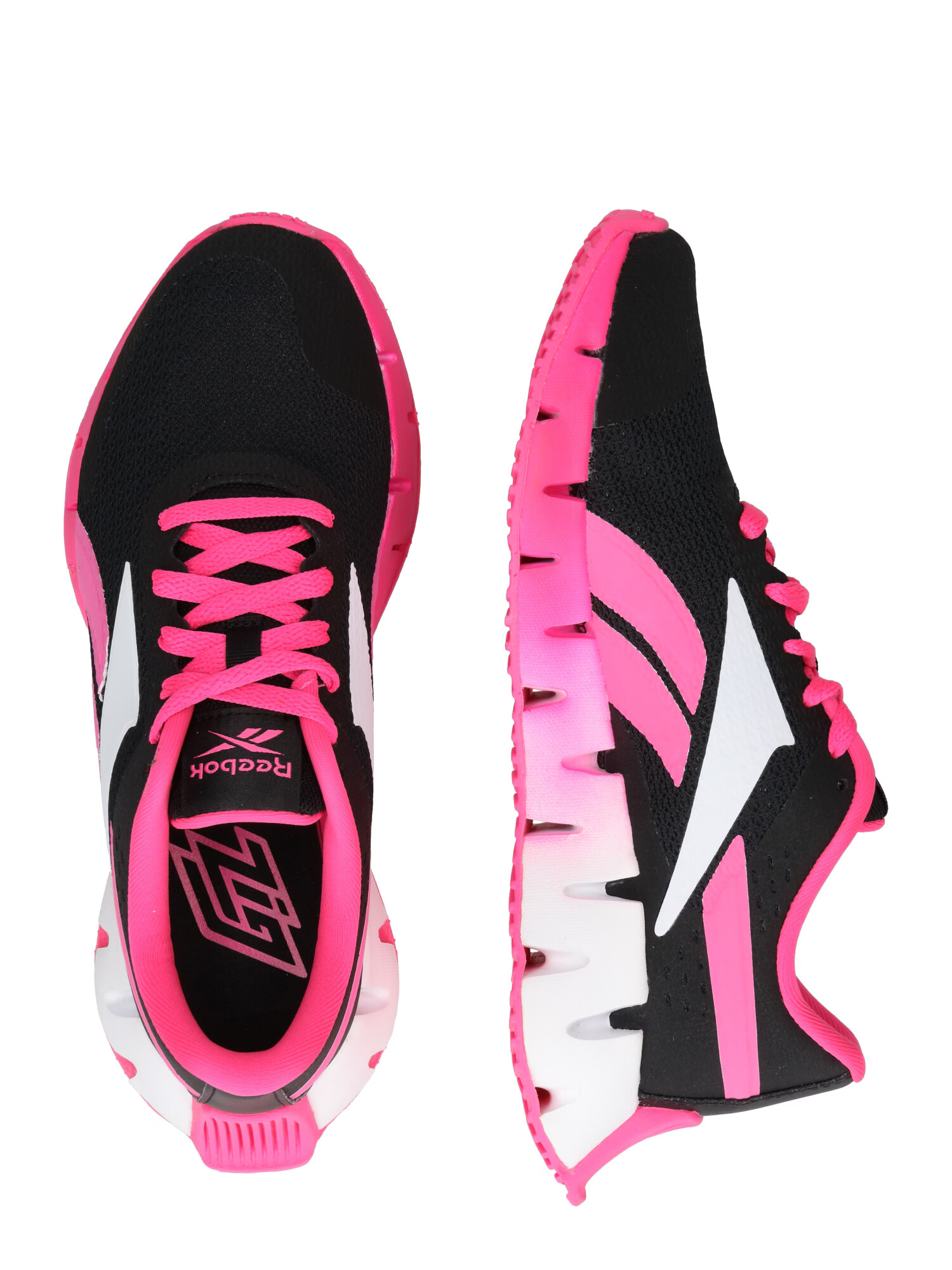 Reebok Pantofi sport 'Zig Dynamica 2' roz / negru / alb - Pled.ro