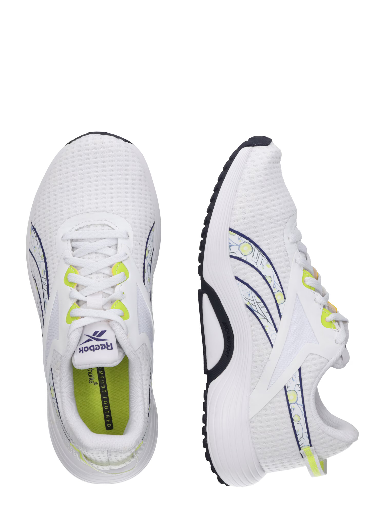 Reebok Sport Sneaker de alergat 'Lite Plus 3' albastru porumbel / galben neon / albastru violet / alb - Pled.ro