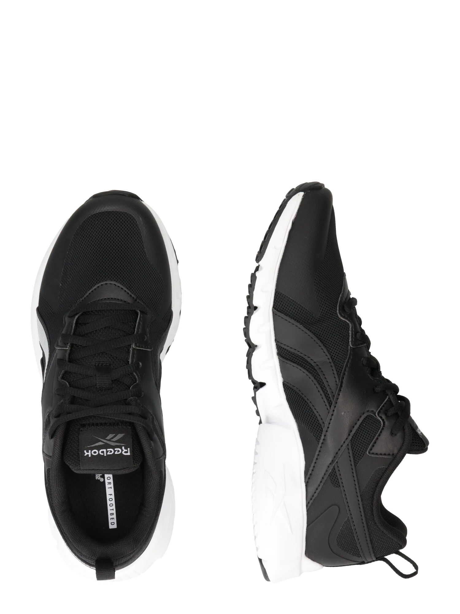 Reebok Sport Sneaker de alergat 'ZTAUR' negru / alb - Pled.ro