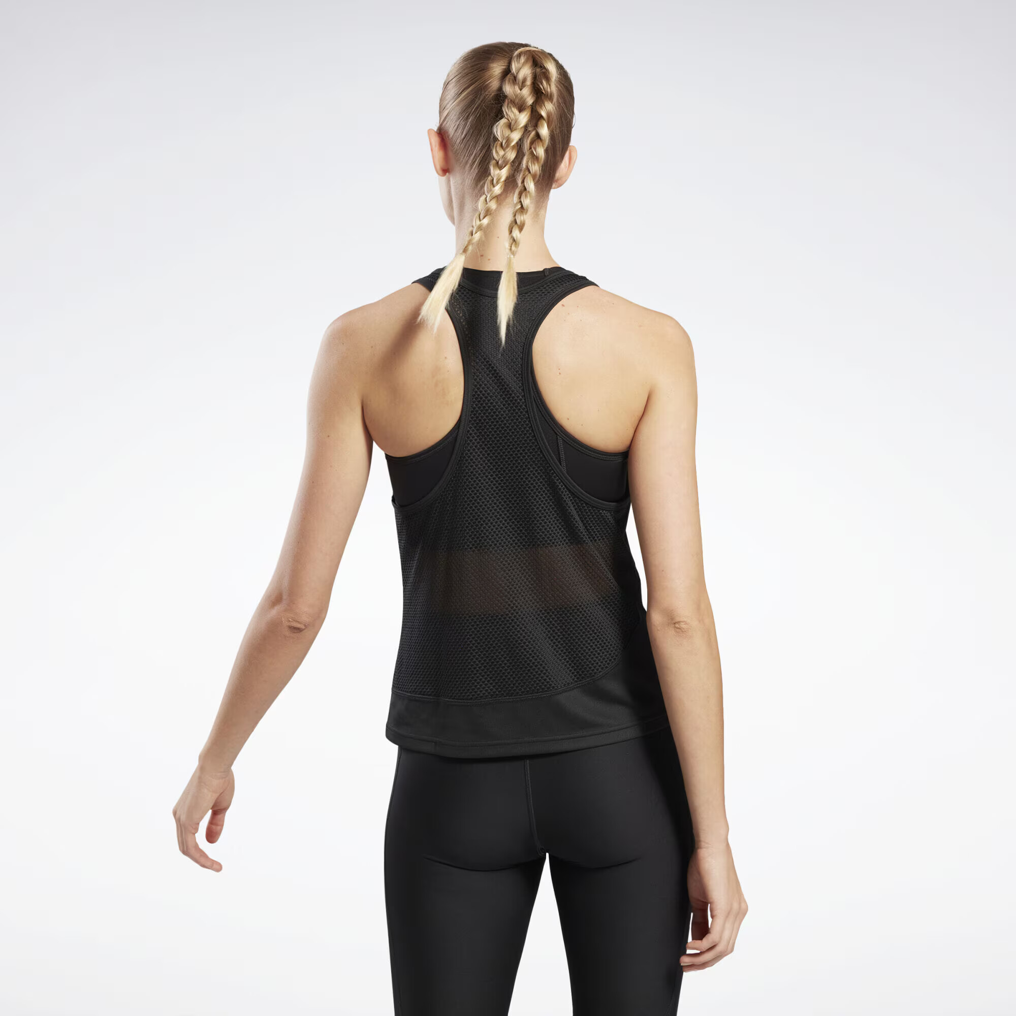 Reebok Sport Sport top negru / alb - Pled.ro