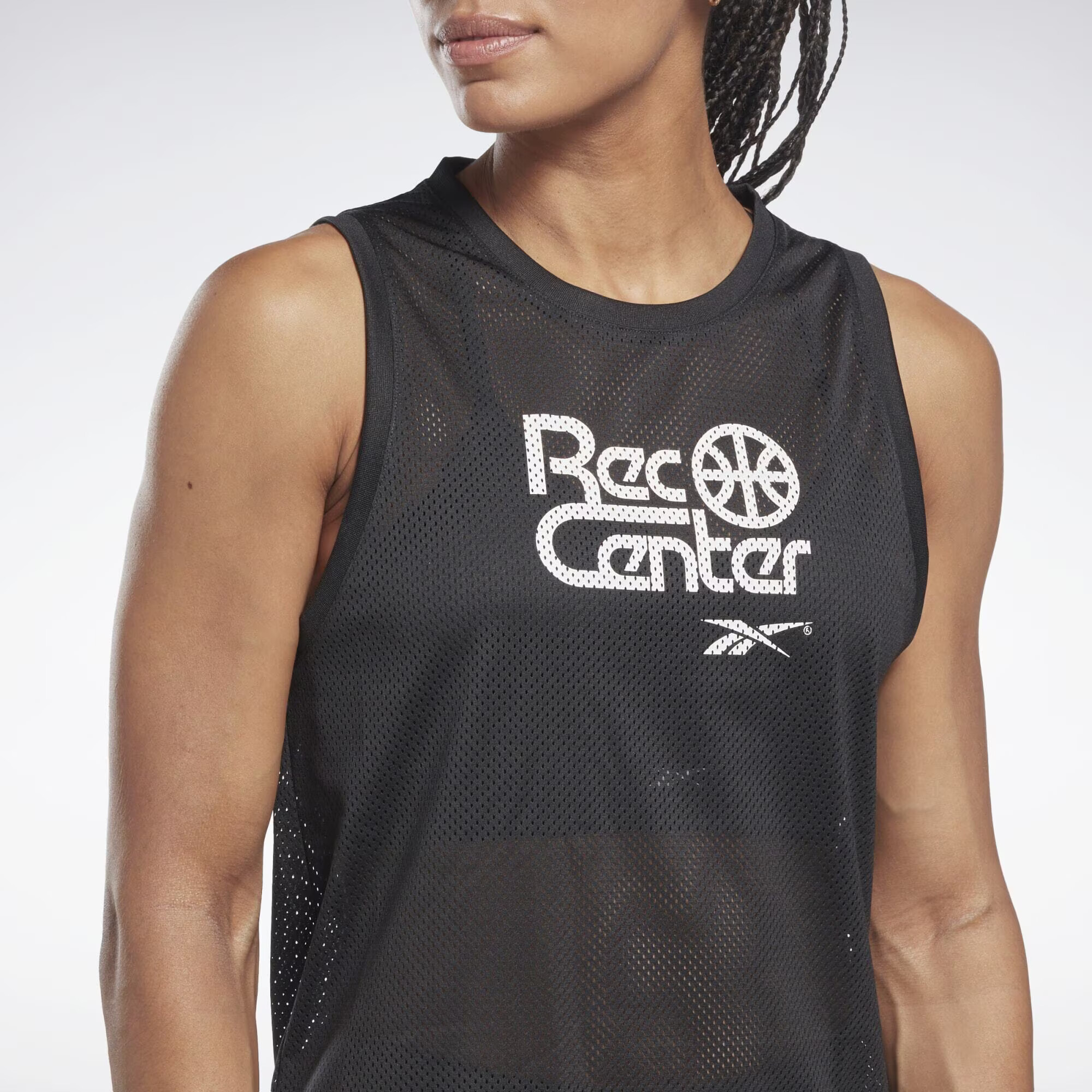 Reebok Sport Sport top negru / alb - Pled.ro