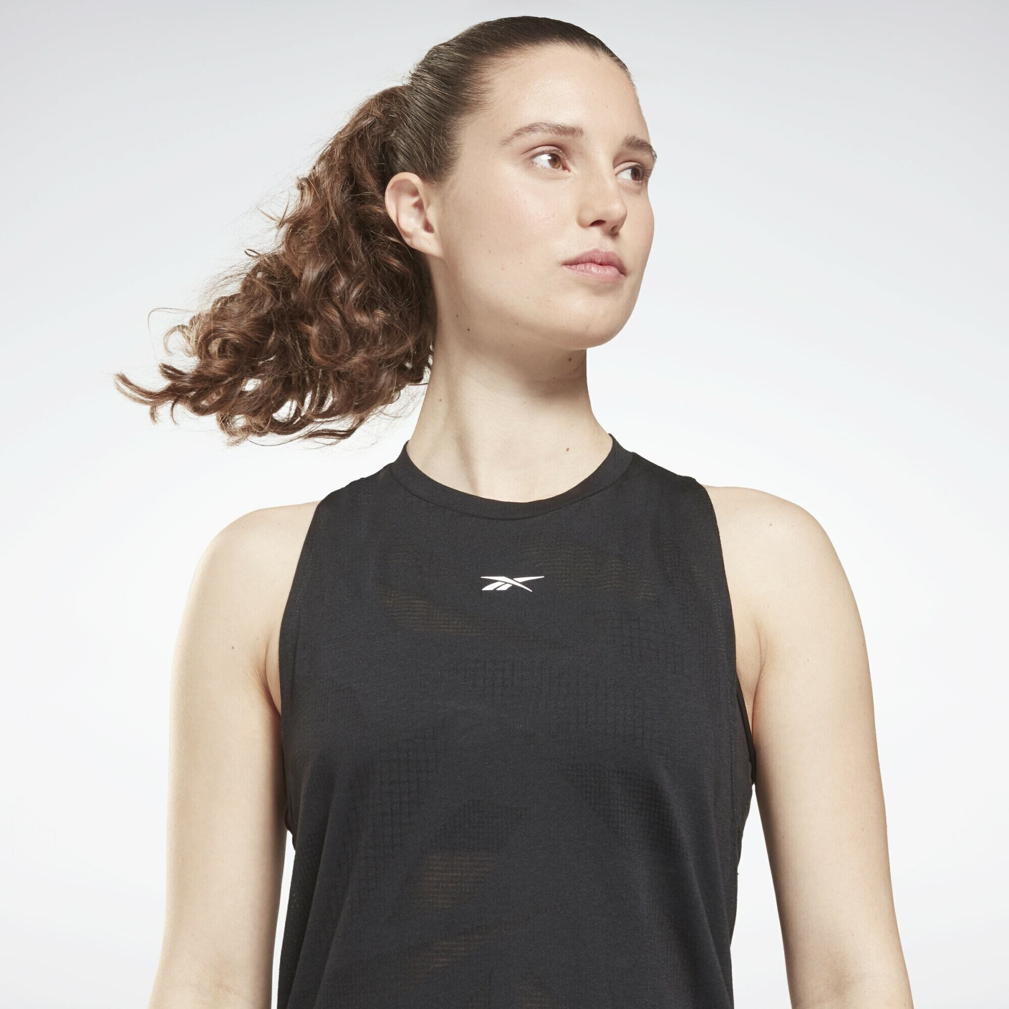 Reebok Sport Sport top negru / alb - Pled.ro