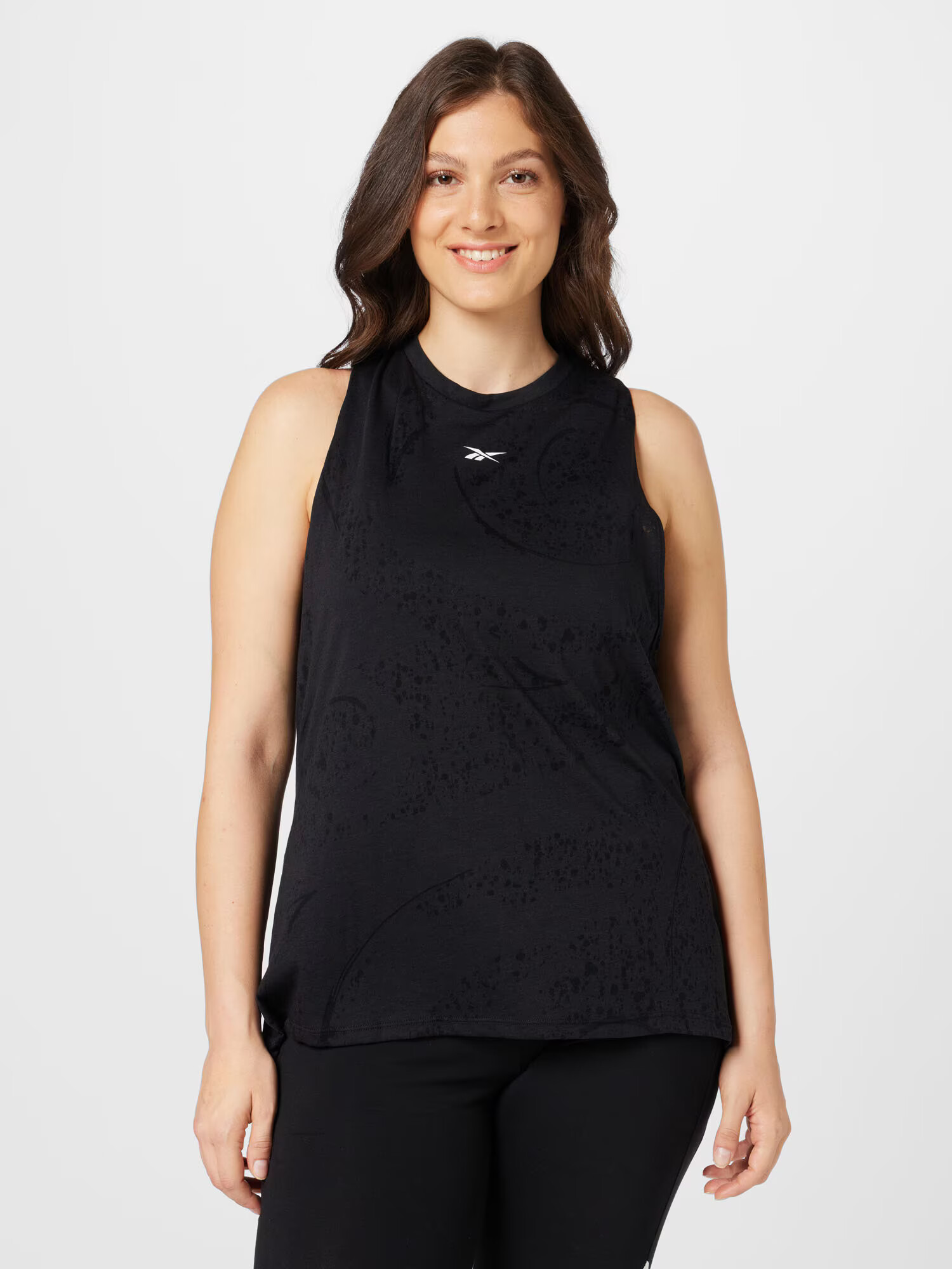 Reebok Sport Sport top negru / alb - Pled.ro