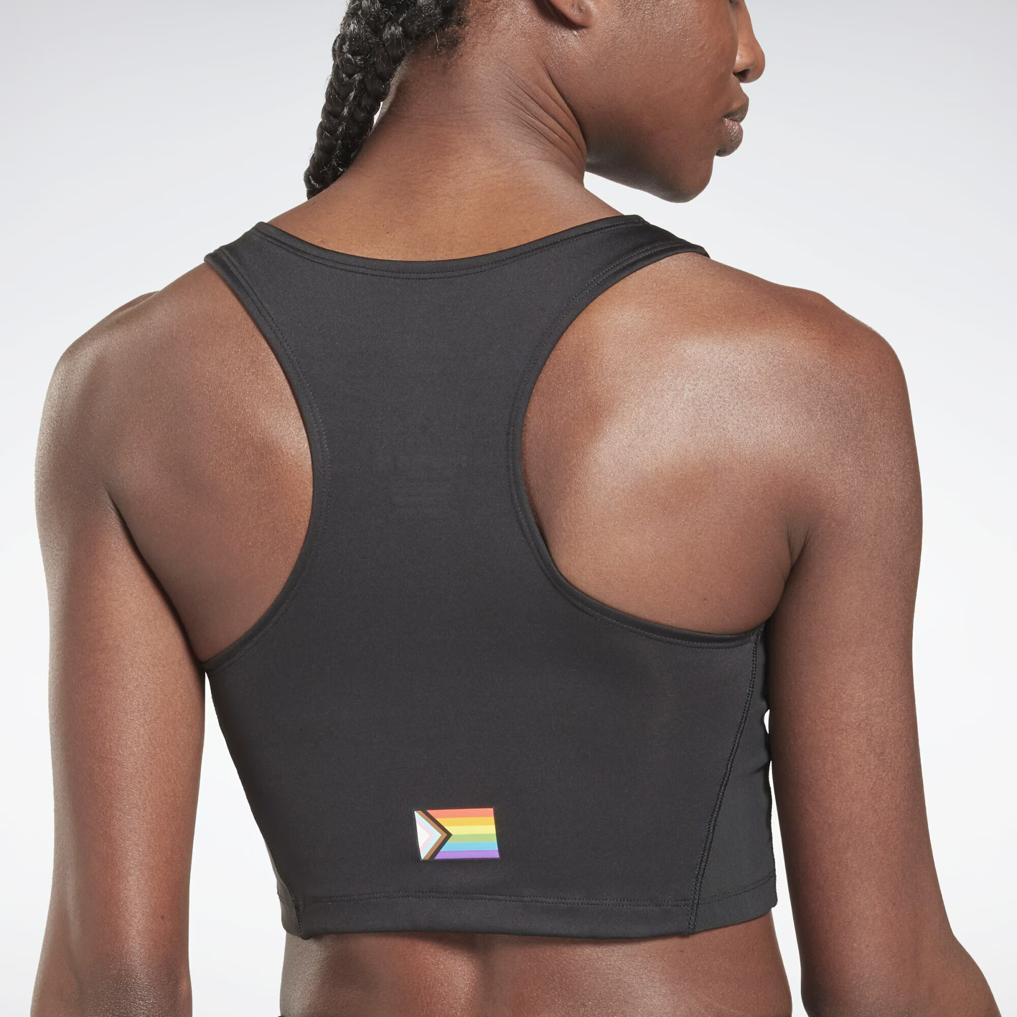 Reebok Sport Sport top 'Pride' turcoaz / maro coniac / negru / alb - Pled.ro