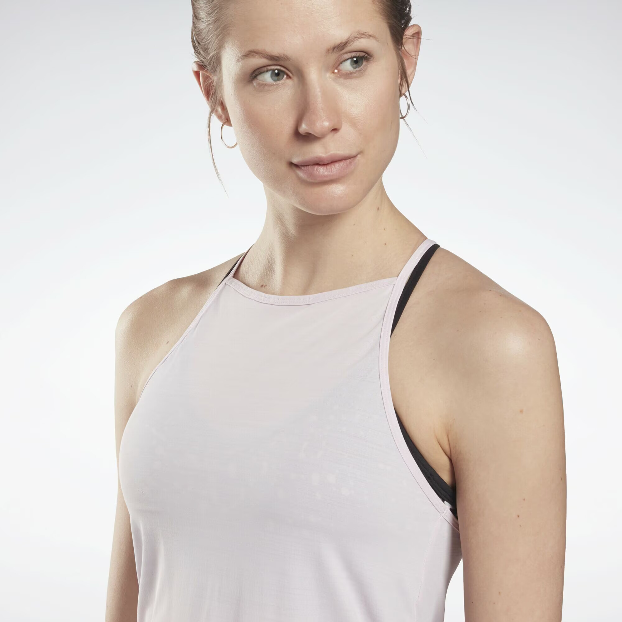 Reebok Sport Sport top roz / negru - Pled.ro