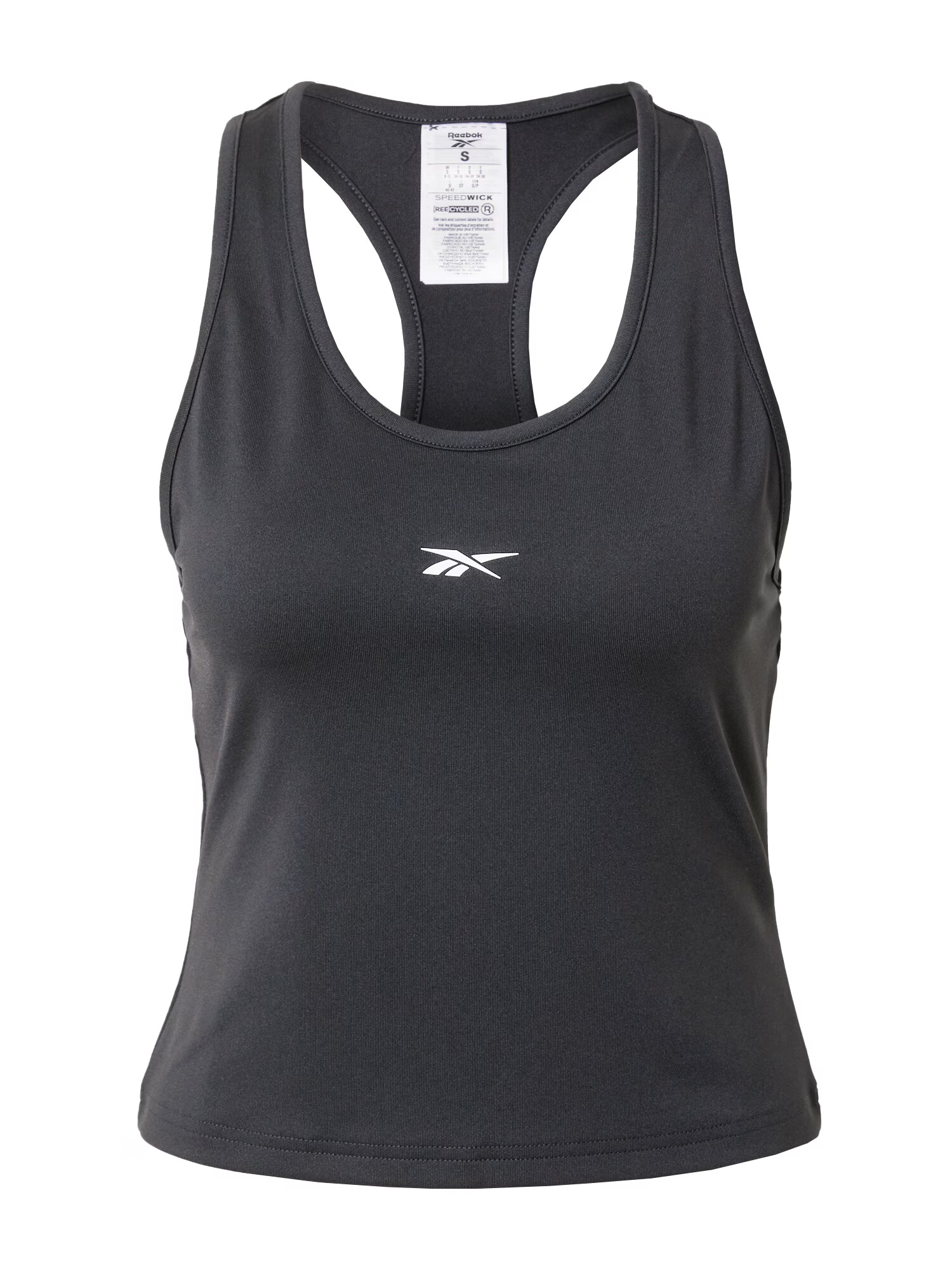 Reebok Sport Sport top 'Wor' negru / alb - Pled.ro