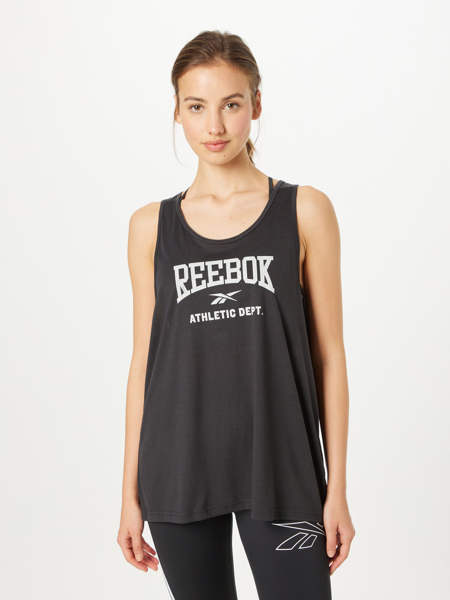 Reebok Sport Sport top 'WOR Supremium Tank IN' negru / alb - Pled.ro