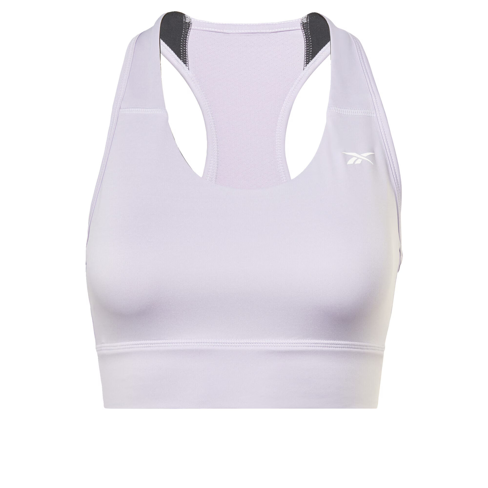 Reebok Sport Sutien sport gri grafit / alb - Pled.ro