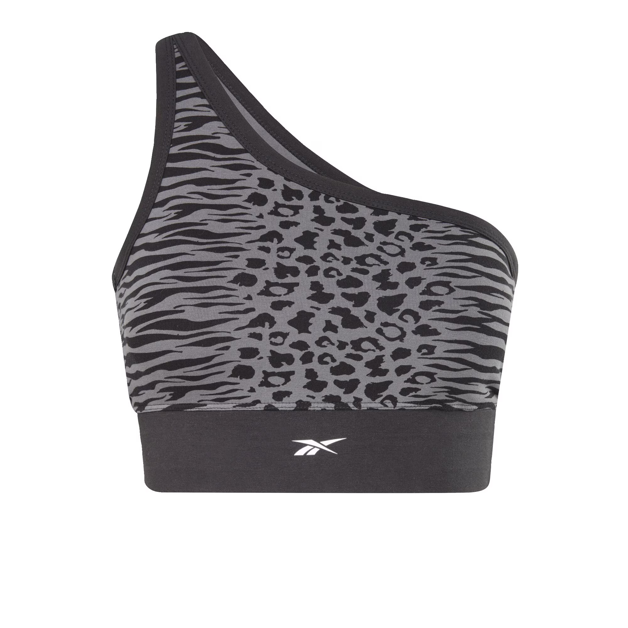 Reebok Sport Sutien sport gri / negru - Pled.ro