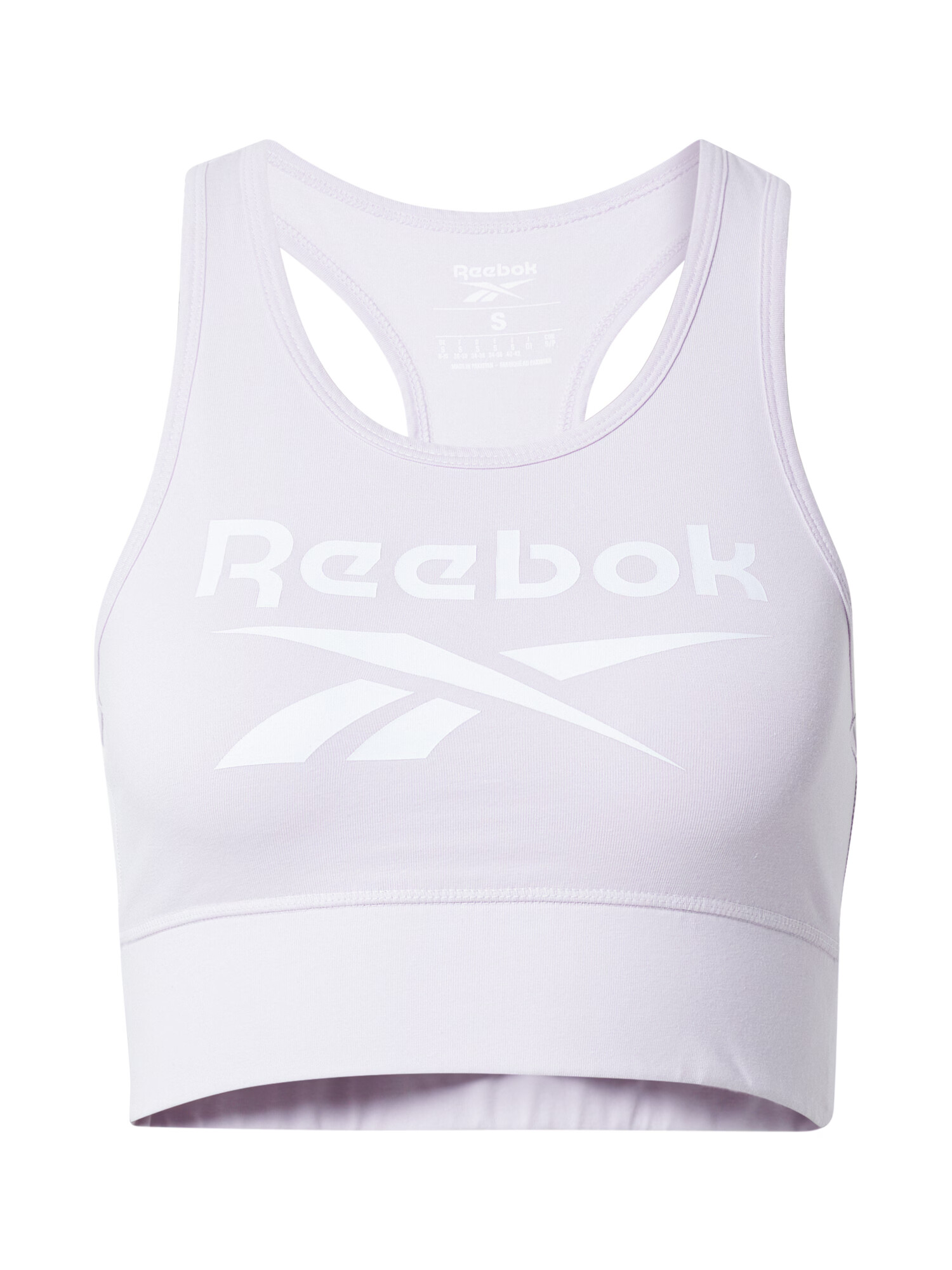 Reebok Sport Sutien sport 'Identity' mov pastel / alb - Pled.ro