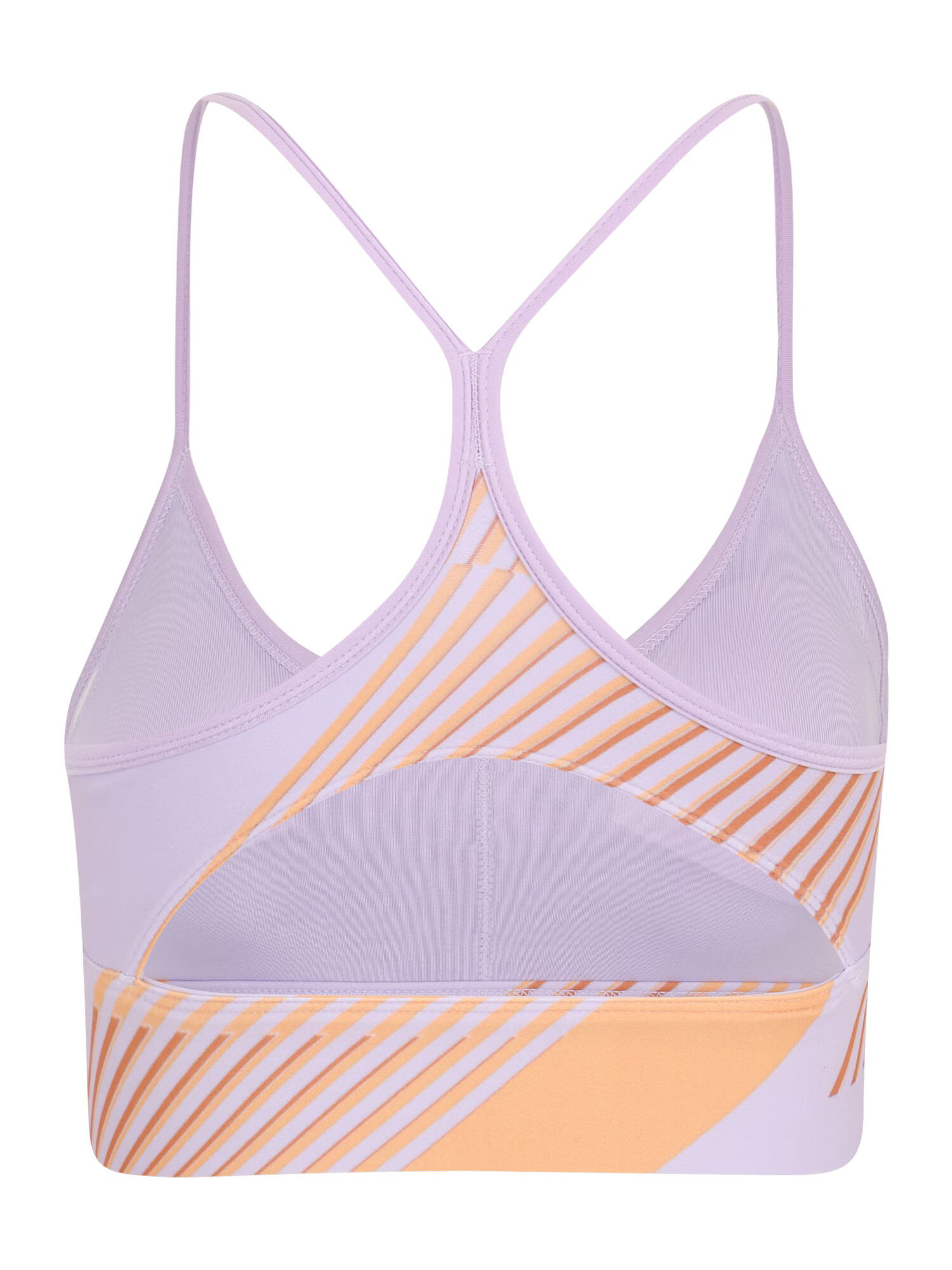 Reebok Sport Sutien sport maro / maro cappuccino / mov pastel / alb - Pled.ro