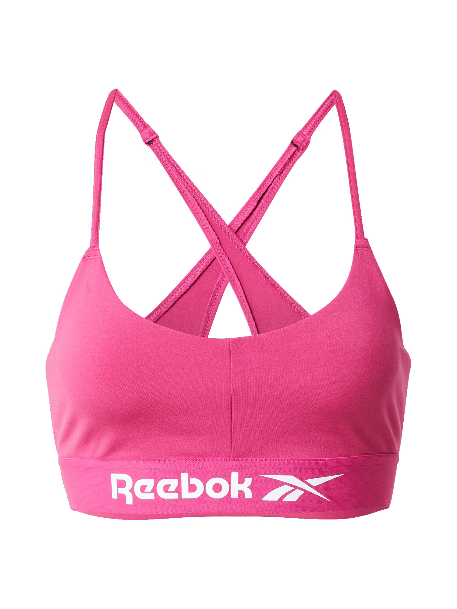 Reebok Sport Sutien sport roz / alb - Pled.ro