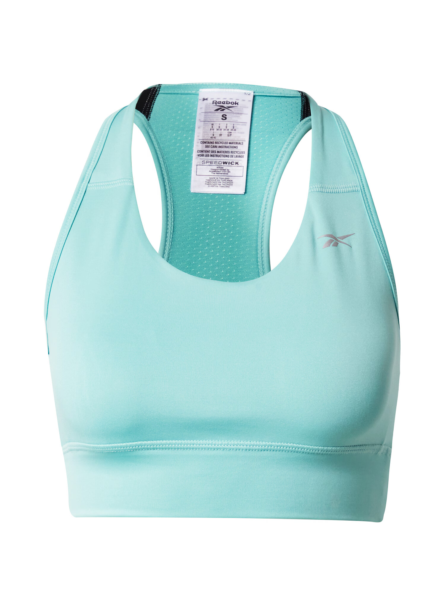 Reebok Sport Sutien sport turcoaz / gri - Pled.ro