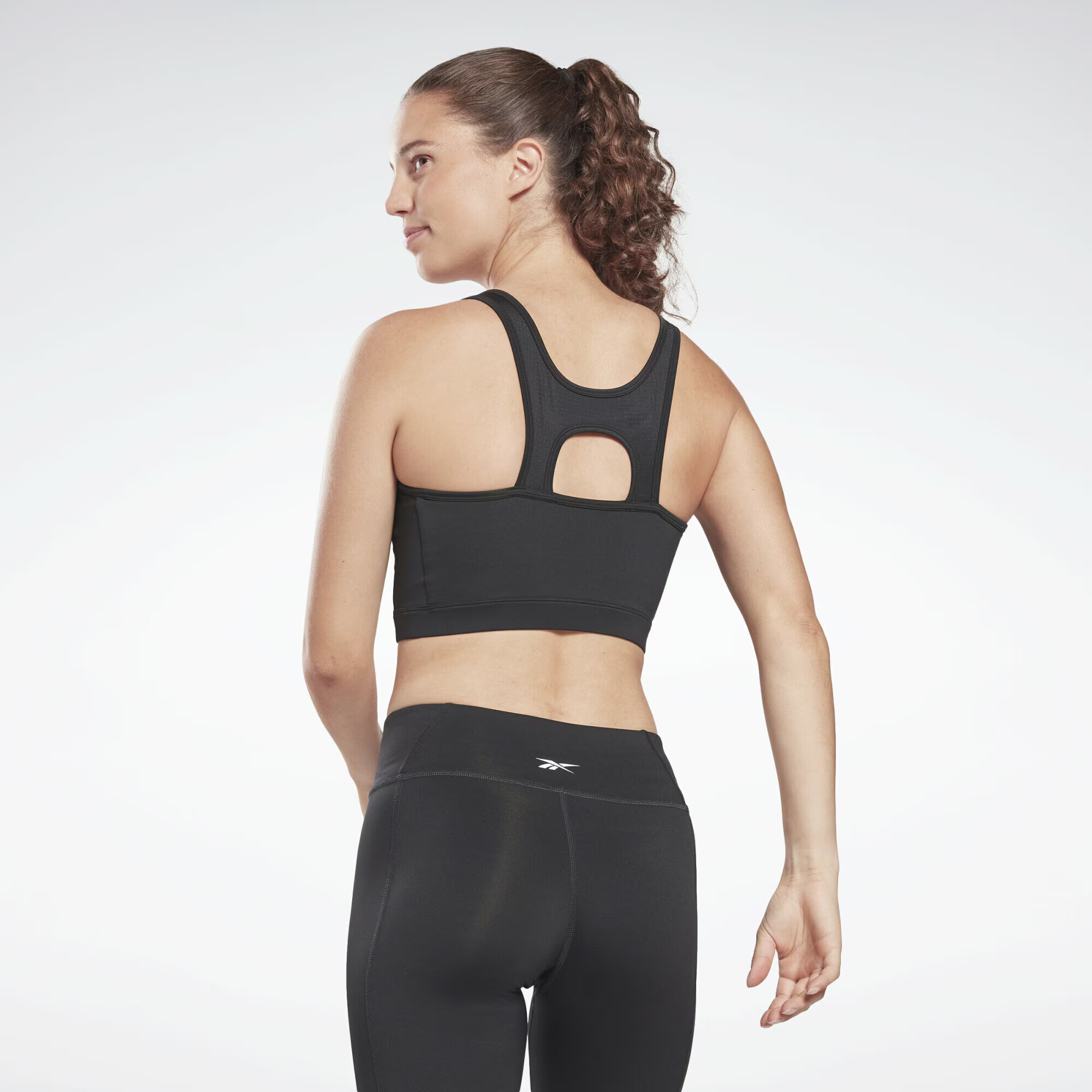 Reebok Sport Sutien sport 'Workout Ready' negru / alb - Pled.ro