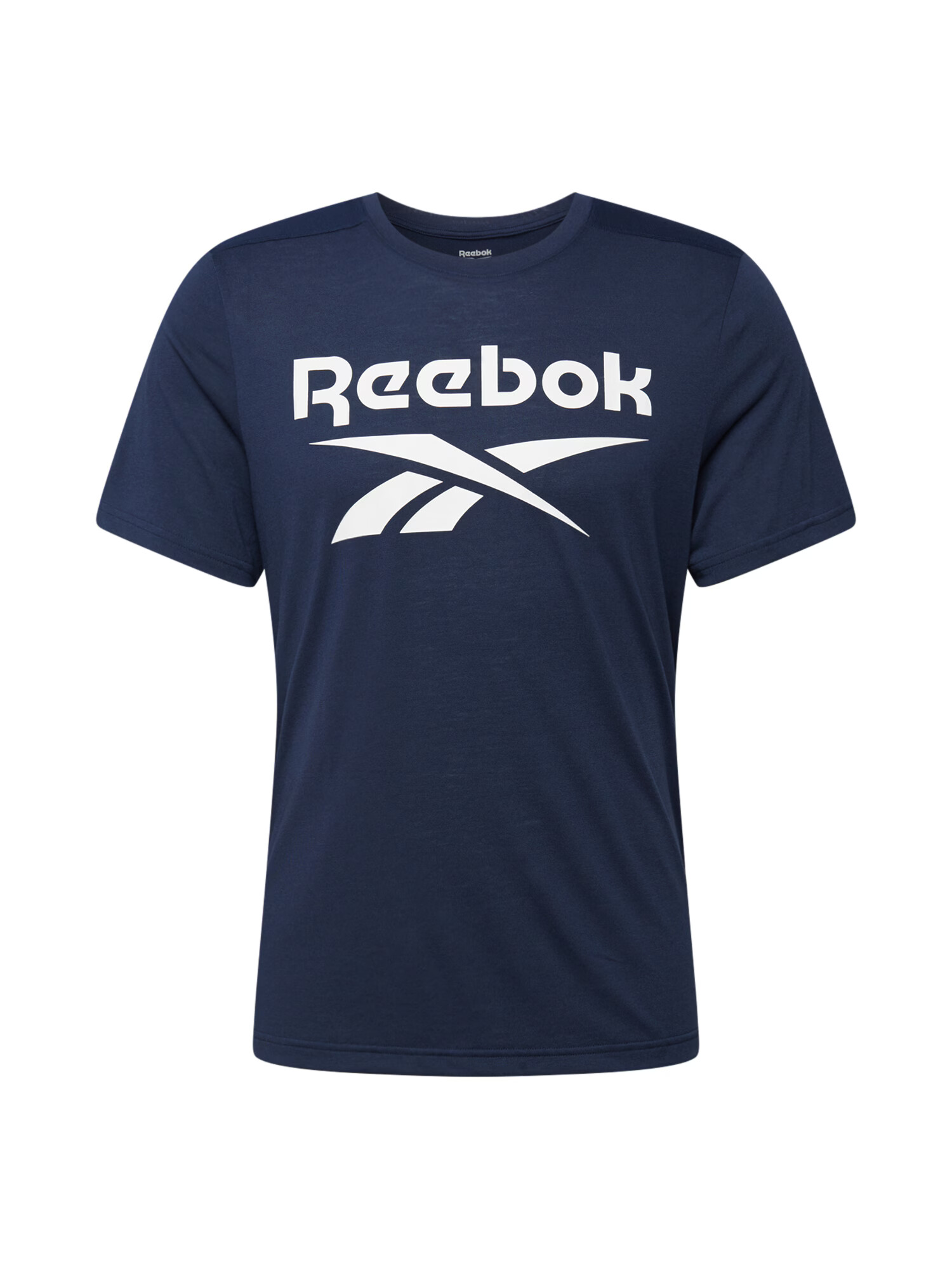 Reebok Tricou funcțional albastru închis / alb - Pled.ro