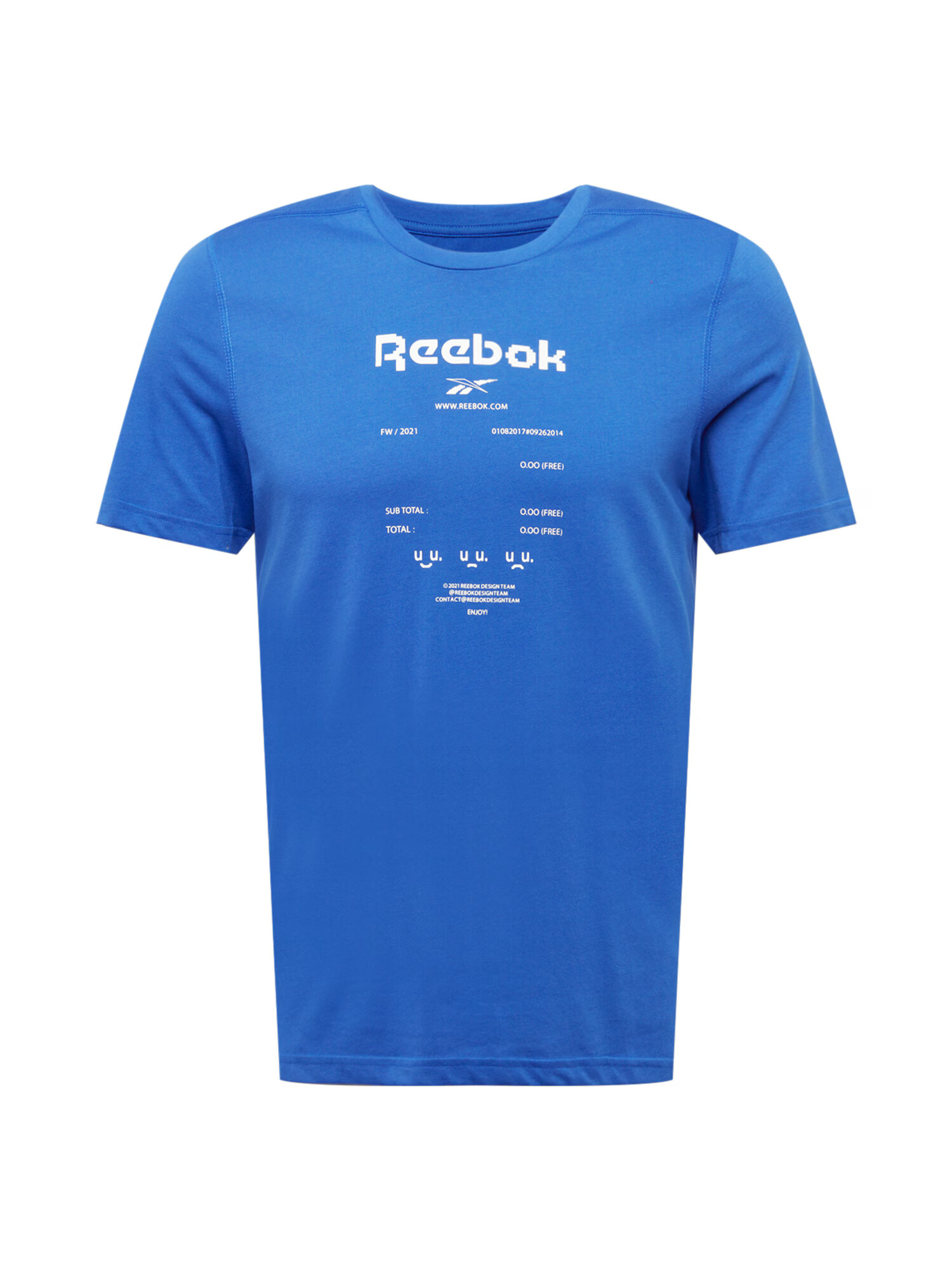 Reebok Sport Tricou funcțional albastru regal / alb - Pled.ro