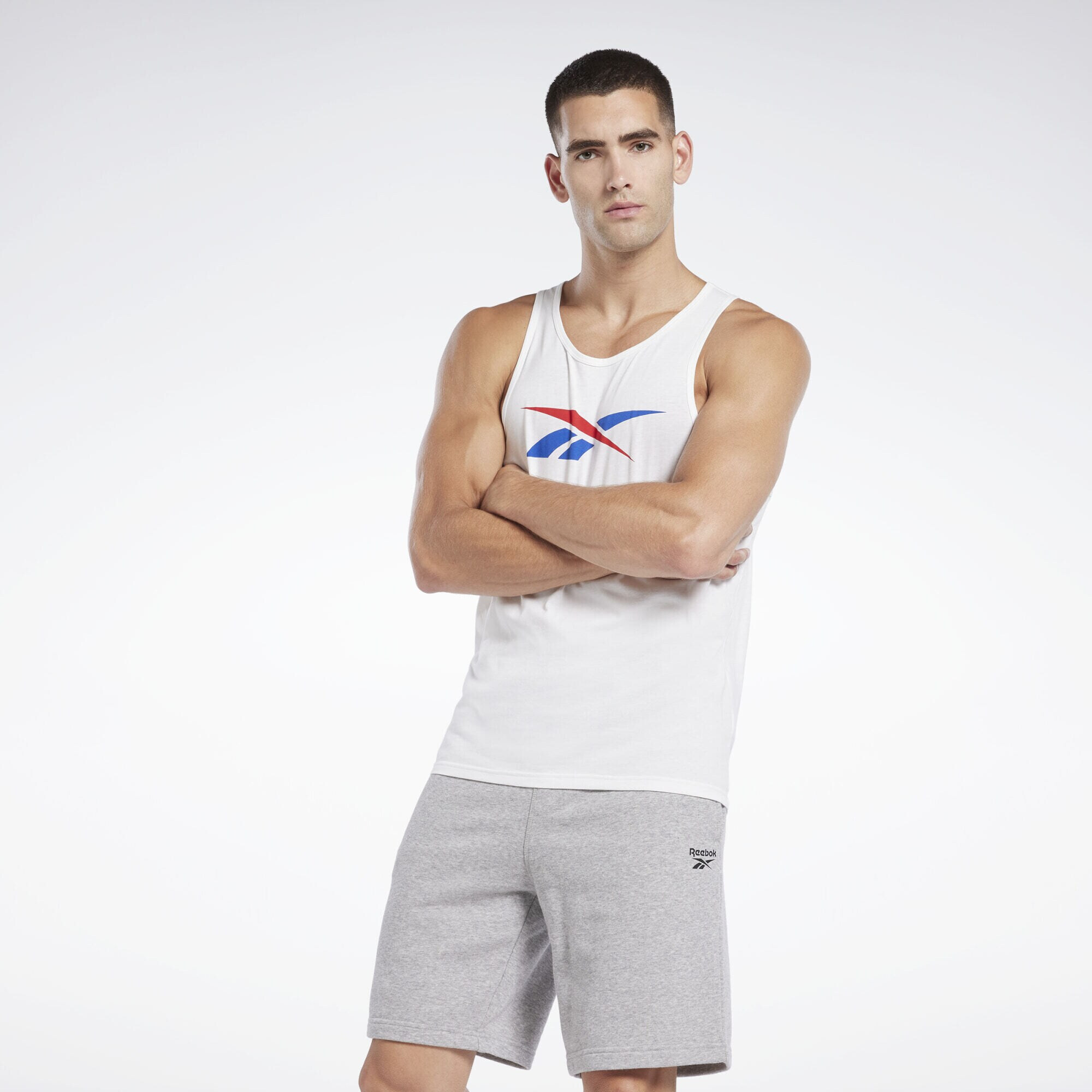 Reebok Sport Tricou funcțional albastru / roșu / alb - Pled.ro