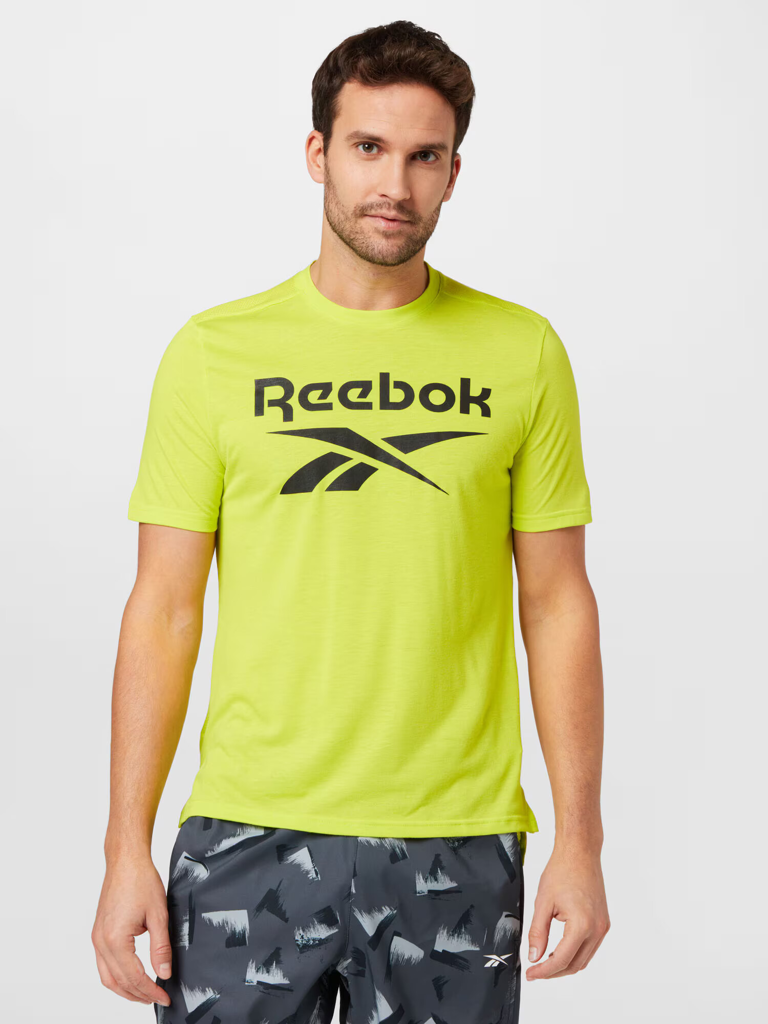 Reebok Sport Tricou funcțional galben / negru - Pled.ro