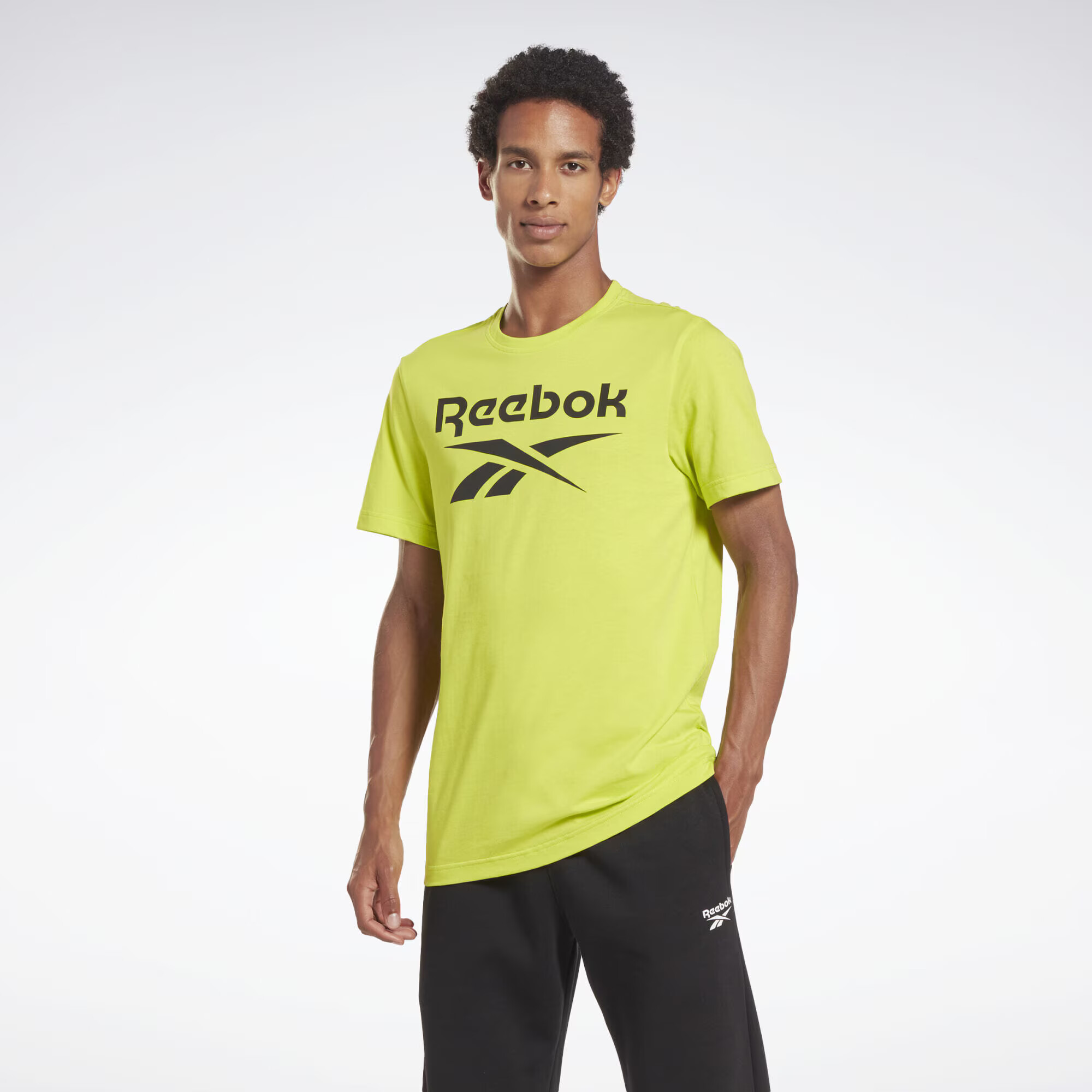 Reebok Sport Tricou funcțional galben / negru - Pled.ro