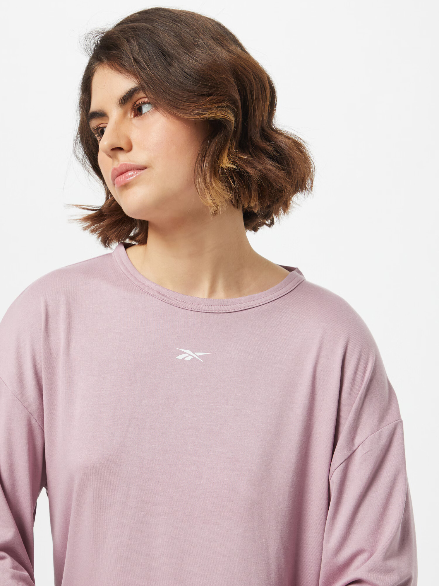 Reebok Tricou funcțional gri argintiu / mauve - Pled.ro