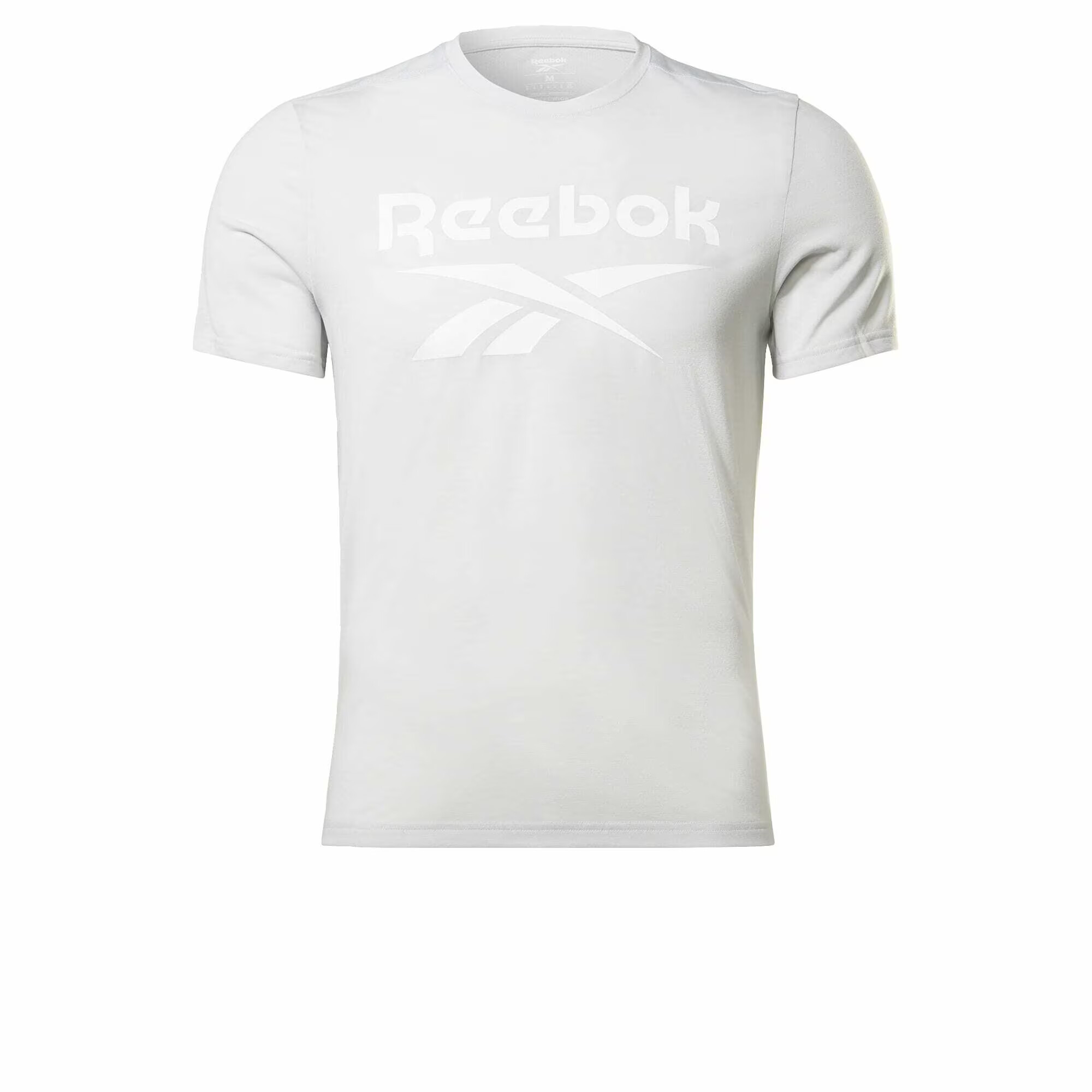 Reebok Sport Tricou funcțional gri deschis / alb - Pled.ro